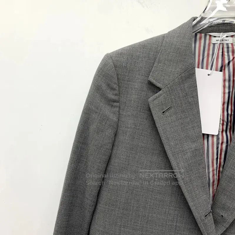 Thom Browne Thom Browne Classic Gray Wool Women's Jacket . Size XXS / US 00 / IT 34 - 2 Thumbnail