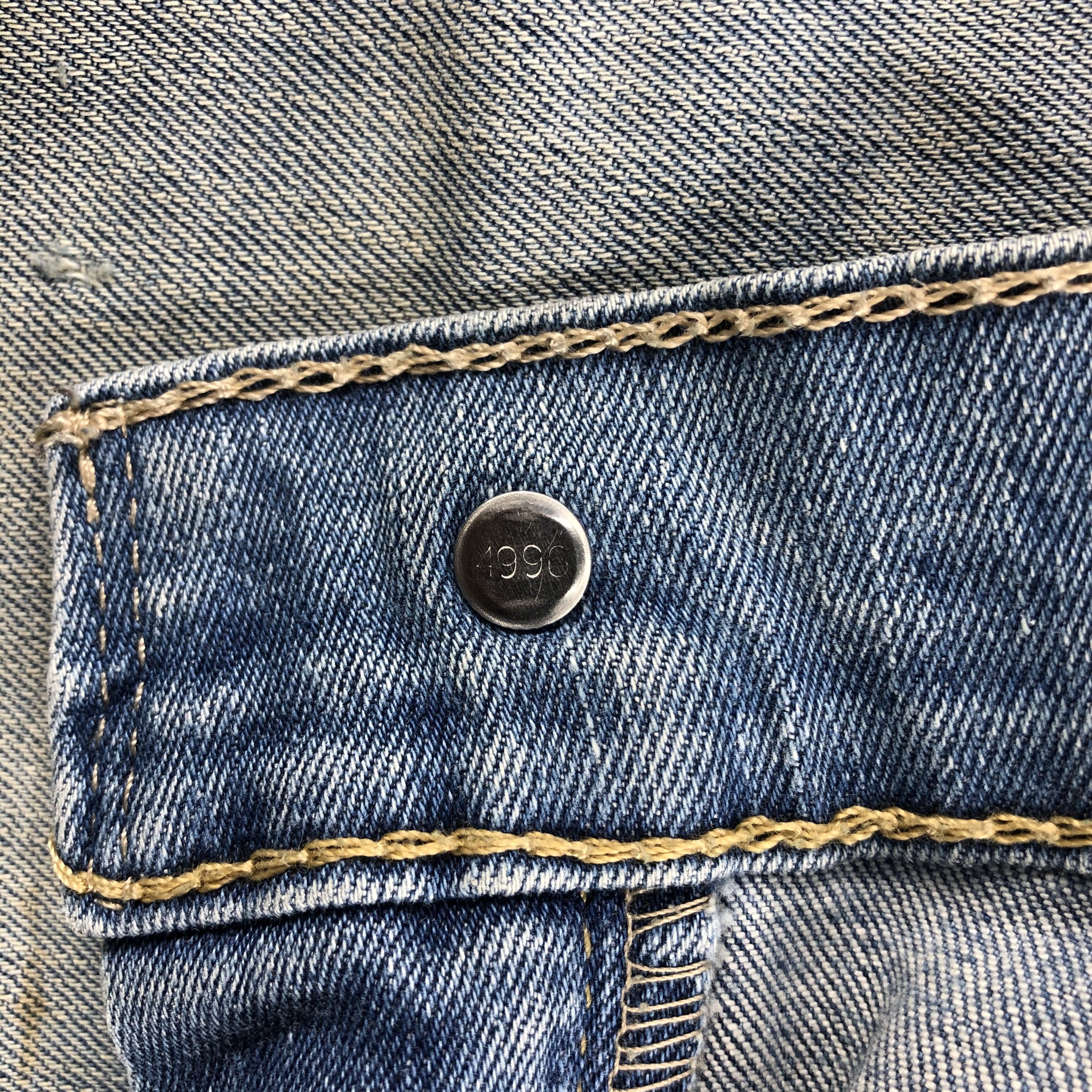 Levi's Vintage Distress Levis 505 Jeans-JM1177 Size US 35 - 13 Thumbnail