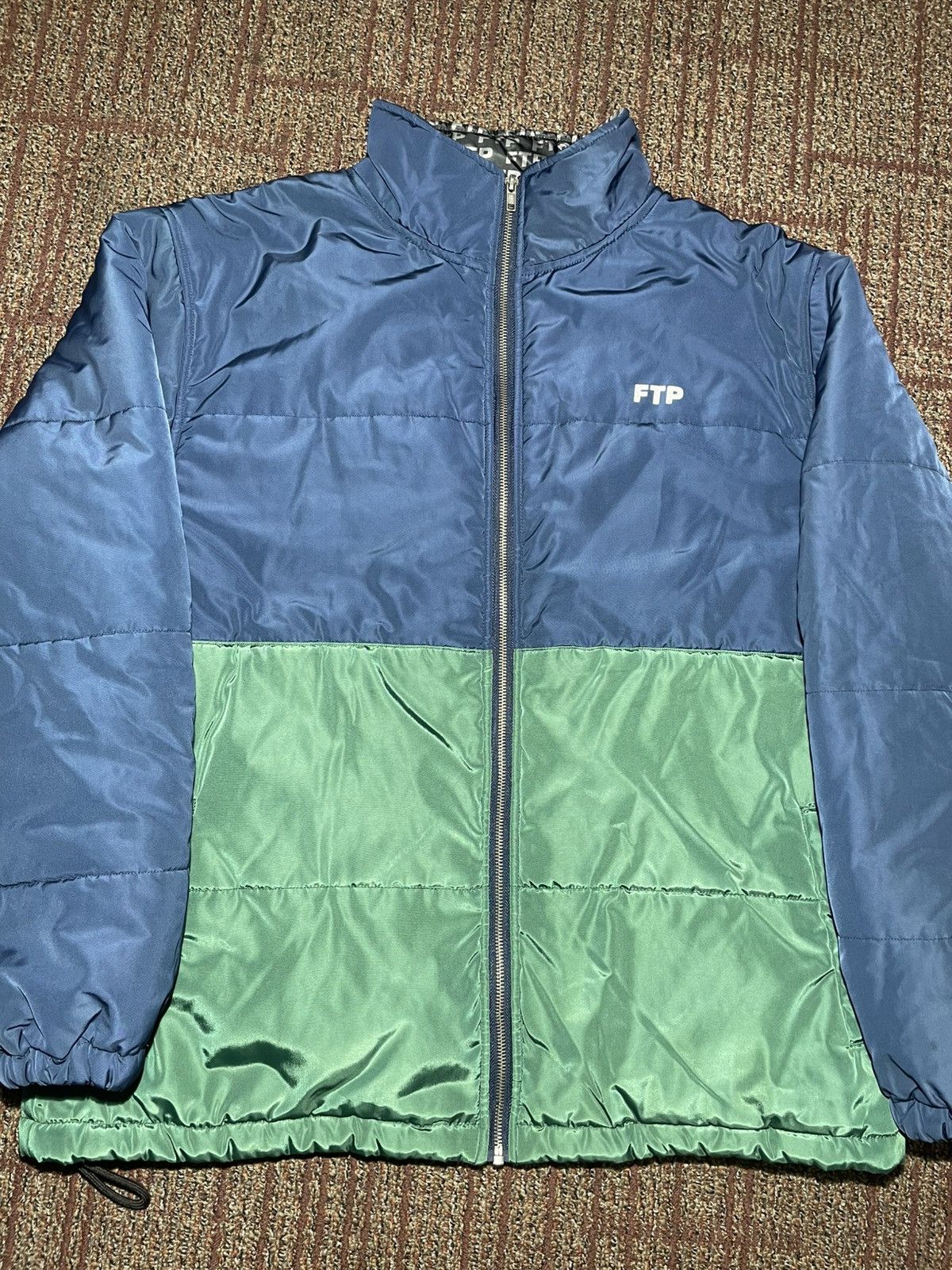 Fuck The Population FTP Two Tone Puffer Jacket (Large) Size US L / EU 52-54 / 3 - 1 Thumbnail