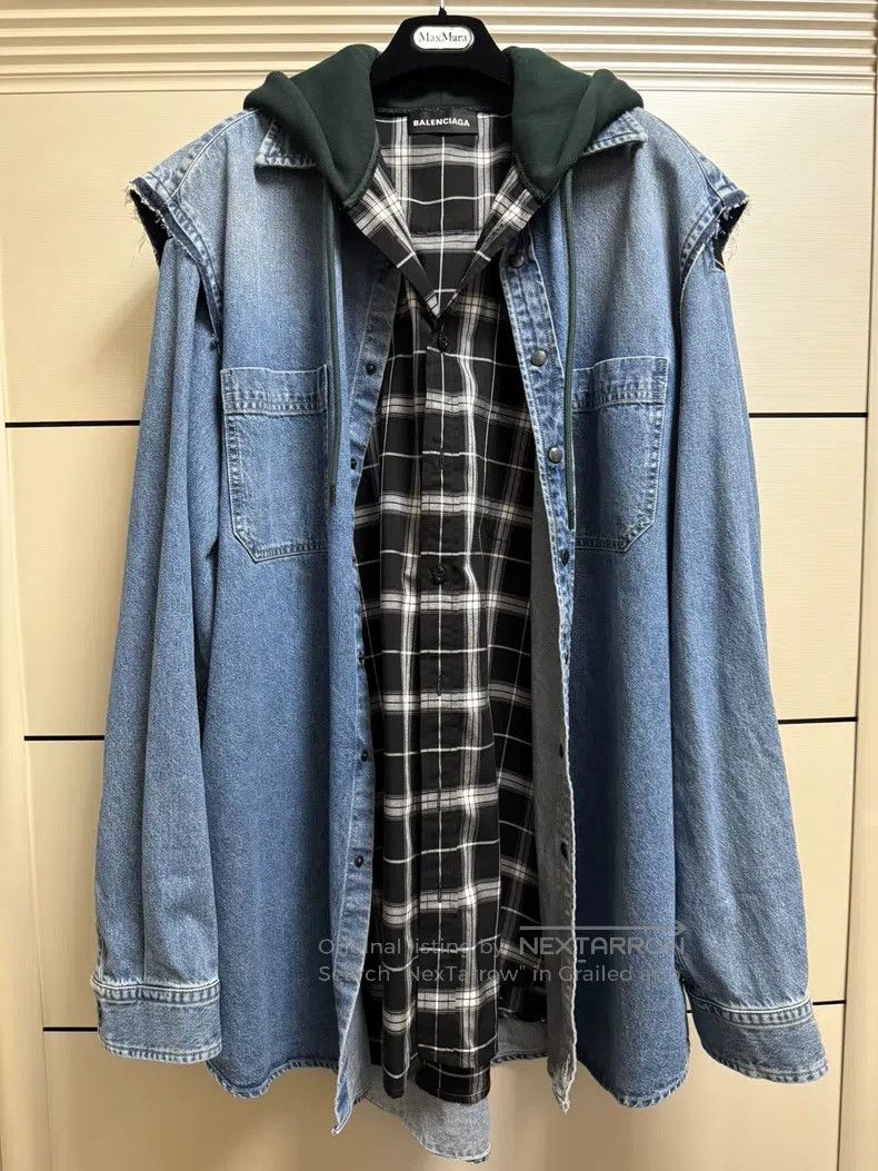 Balenciaga Balenciaga size 39 Denim Jacket Size US XS / EU 42 / 0 - 1 Thumbnail
