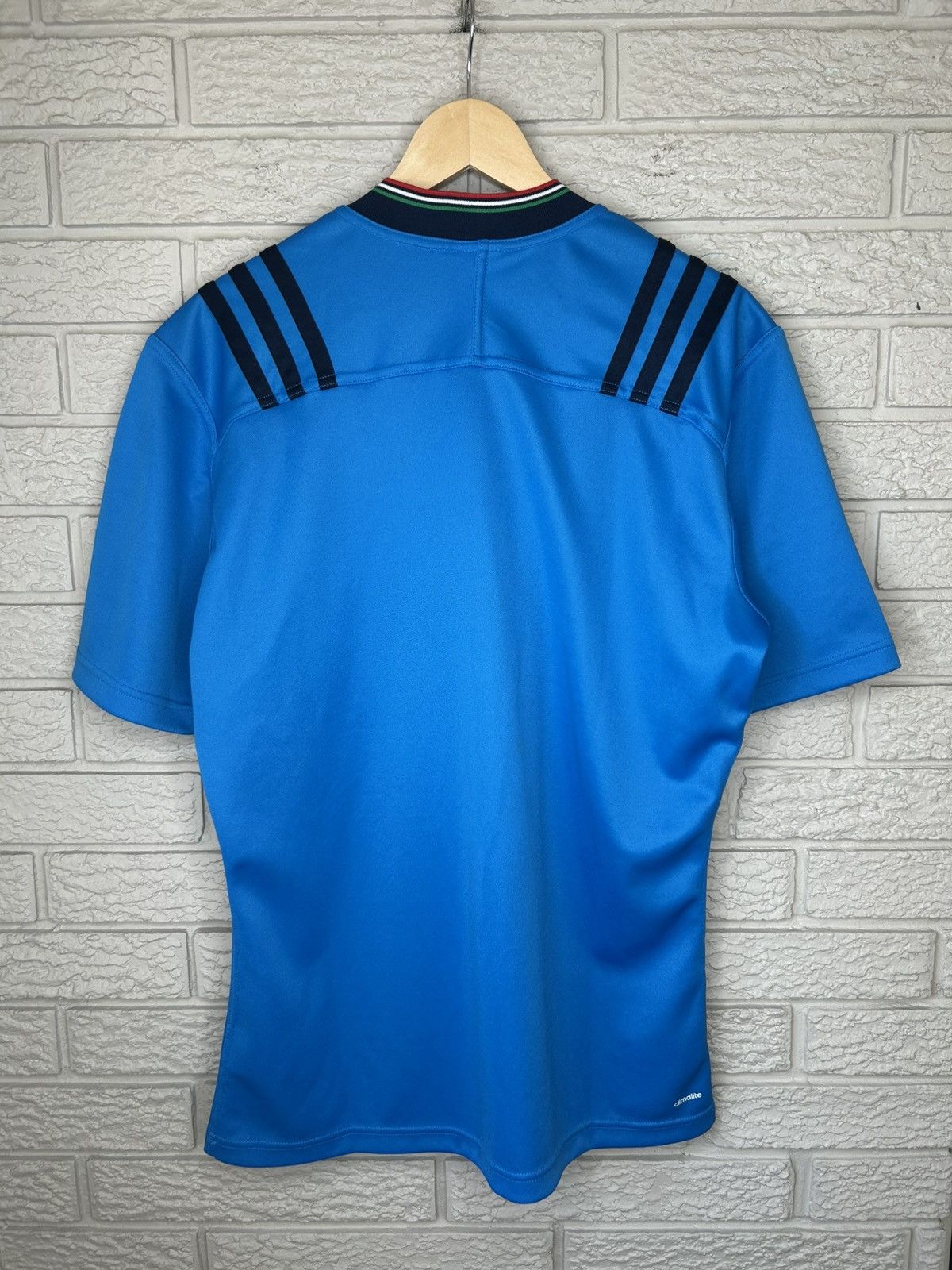 Adidas Adidas Italy 2015 Rugby Jersey Size US L / EU 52-54 / 3 - 6 Thumbnail