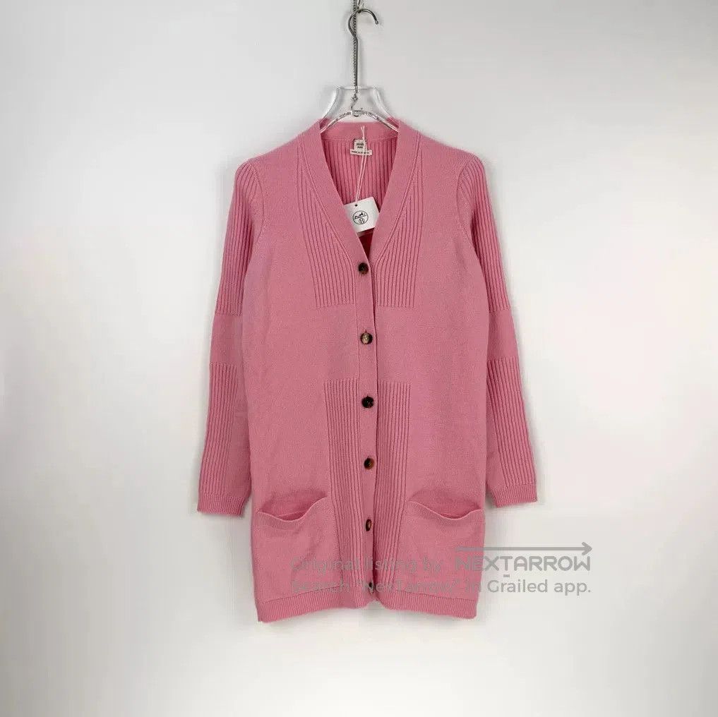 Hermes pink cashmere long cardigan by hermes. Size US S / EU 44-46 / 1 - 3 Thumbnail