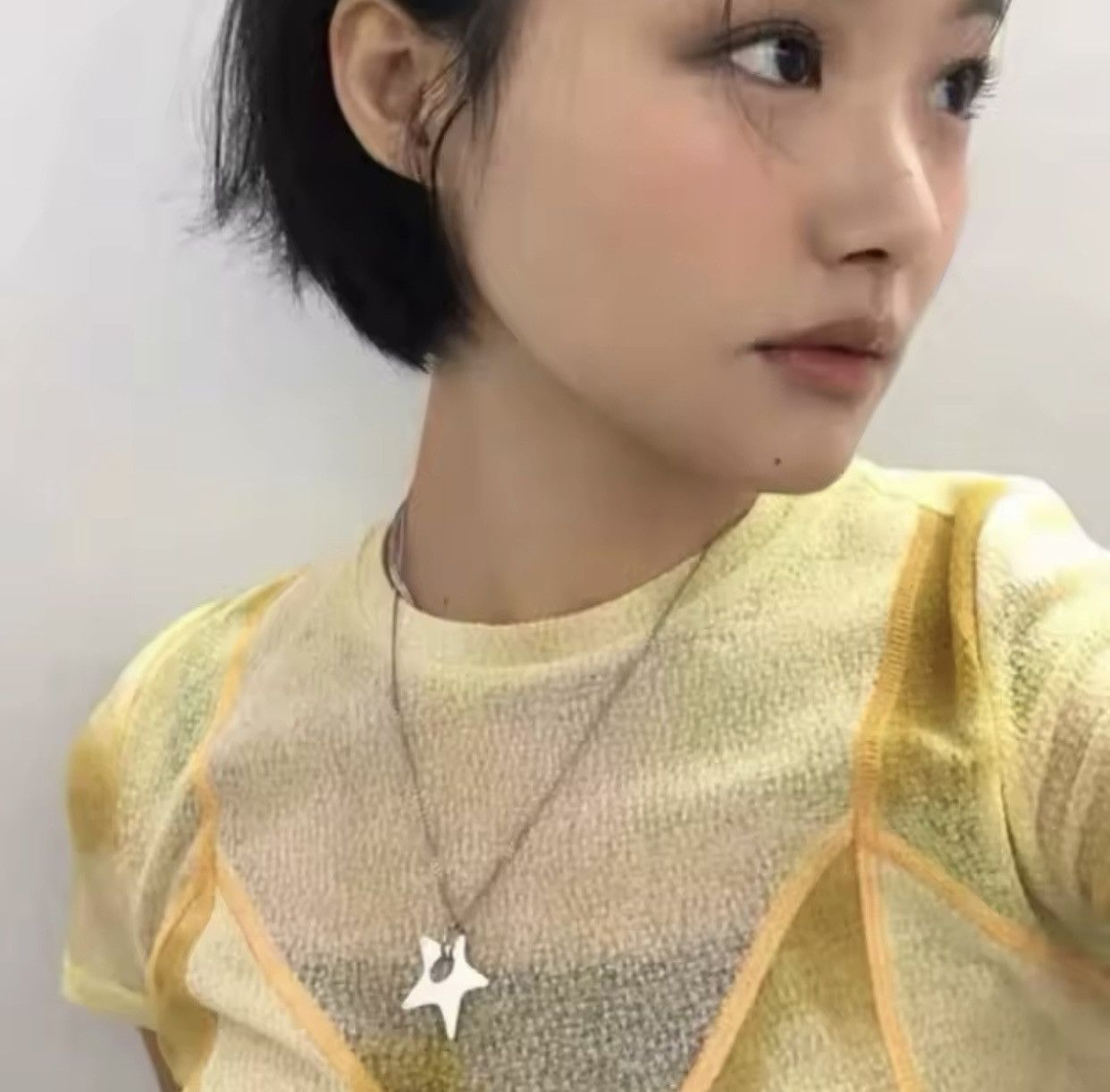Jewelry Chain Star Necklace Y2K Pop Punk Grunge Size ONE SIZE - 2 Thumbnail
