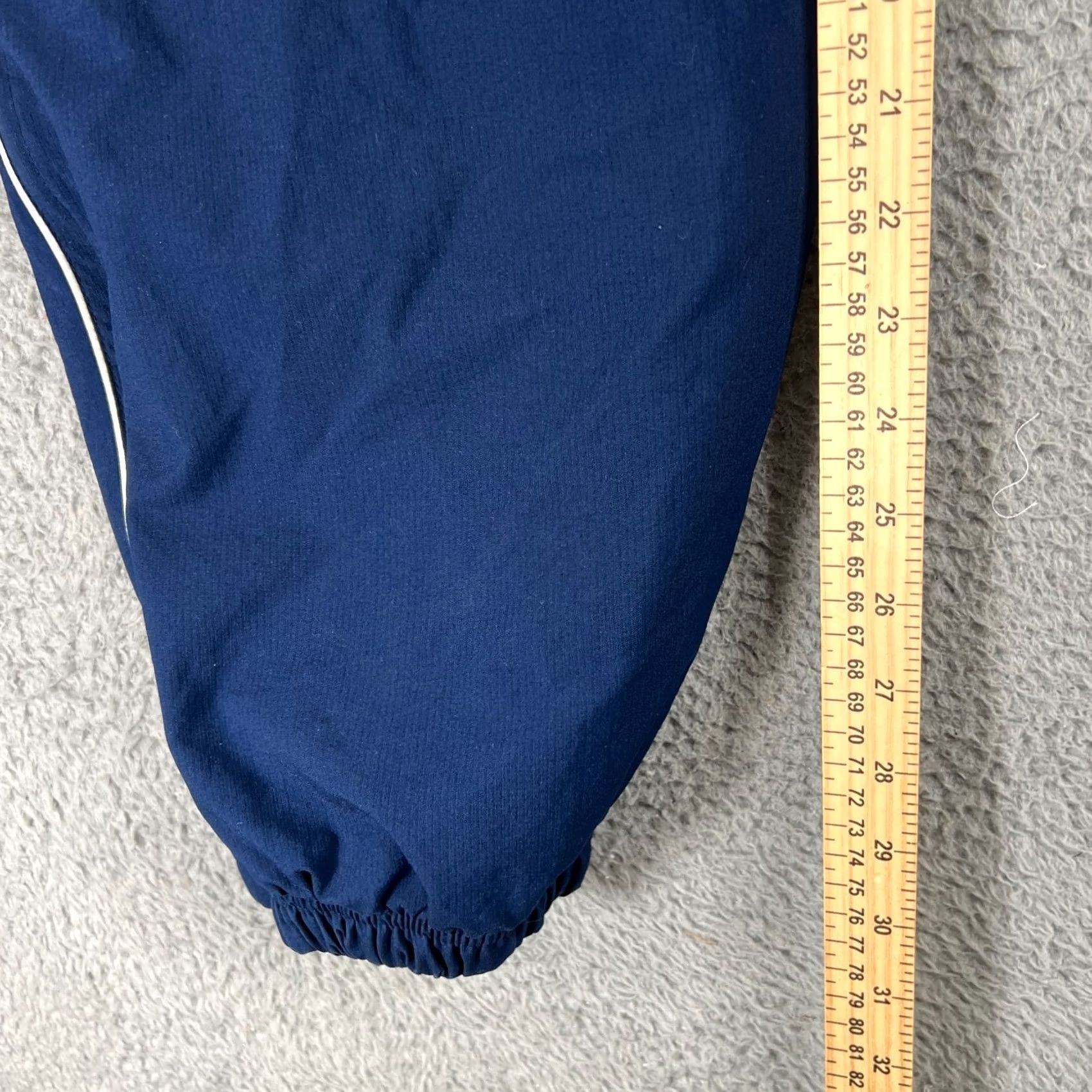 Nike VINTAGE Nike Track Pants Mens M Blue Nylon Ankle Zip Windbreaker Y2K Size US 31 - 5 Thumbnail