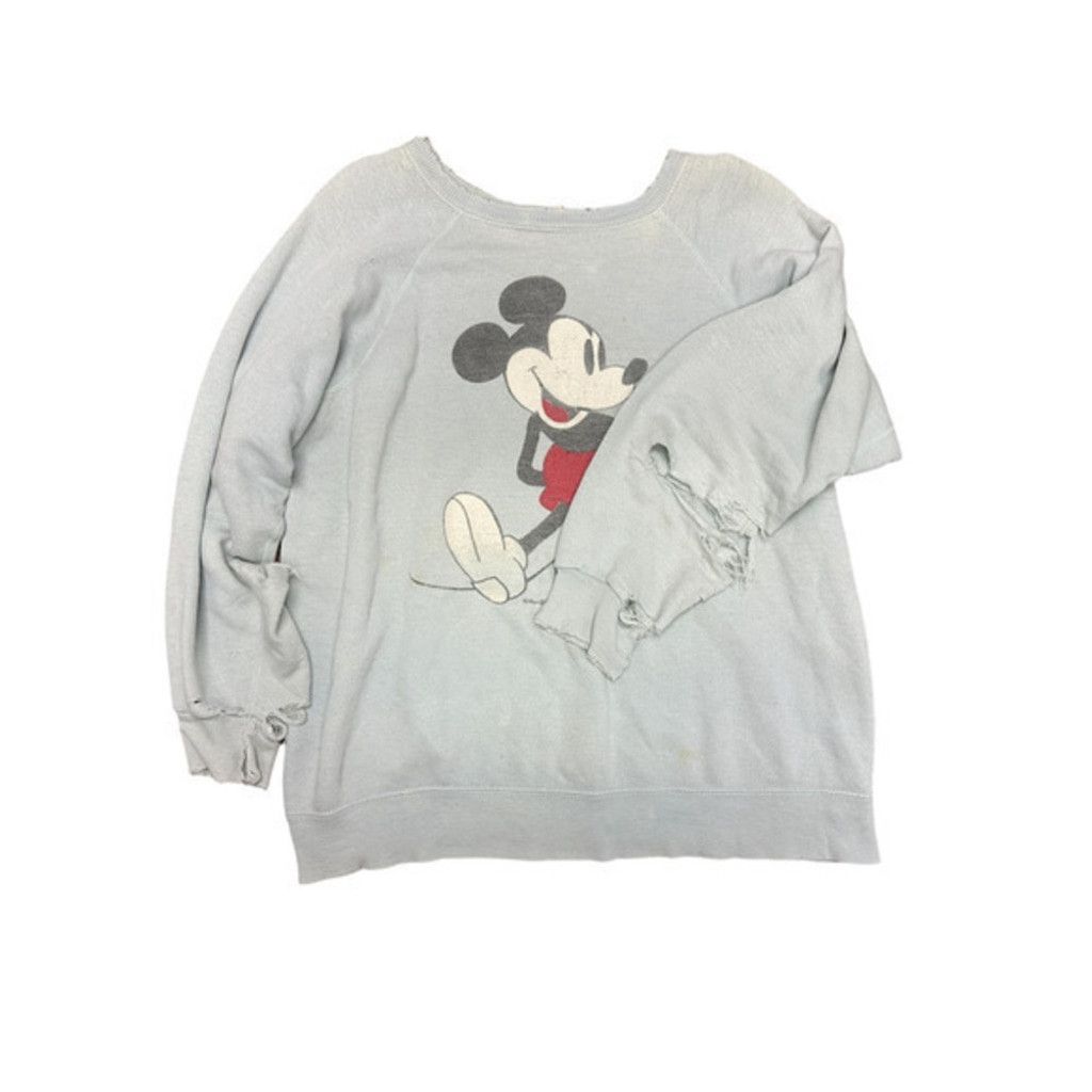 Disney Vintage Distressed Mickey Mouse Sweater Size S / US 4 / IT 40 - 1 Thumbnail