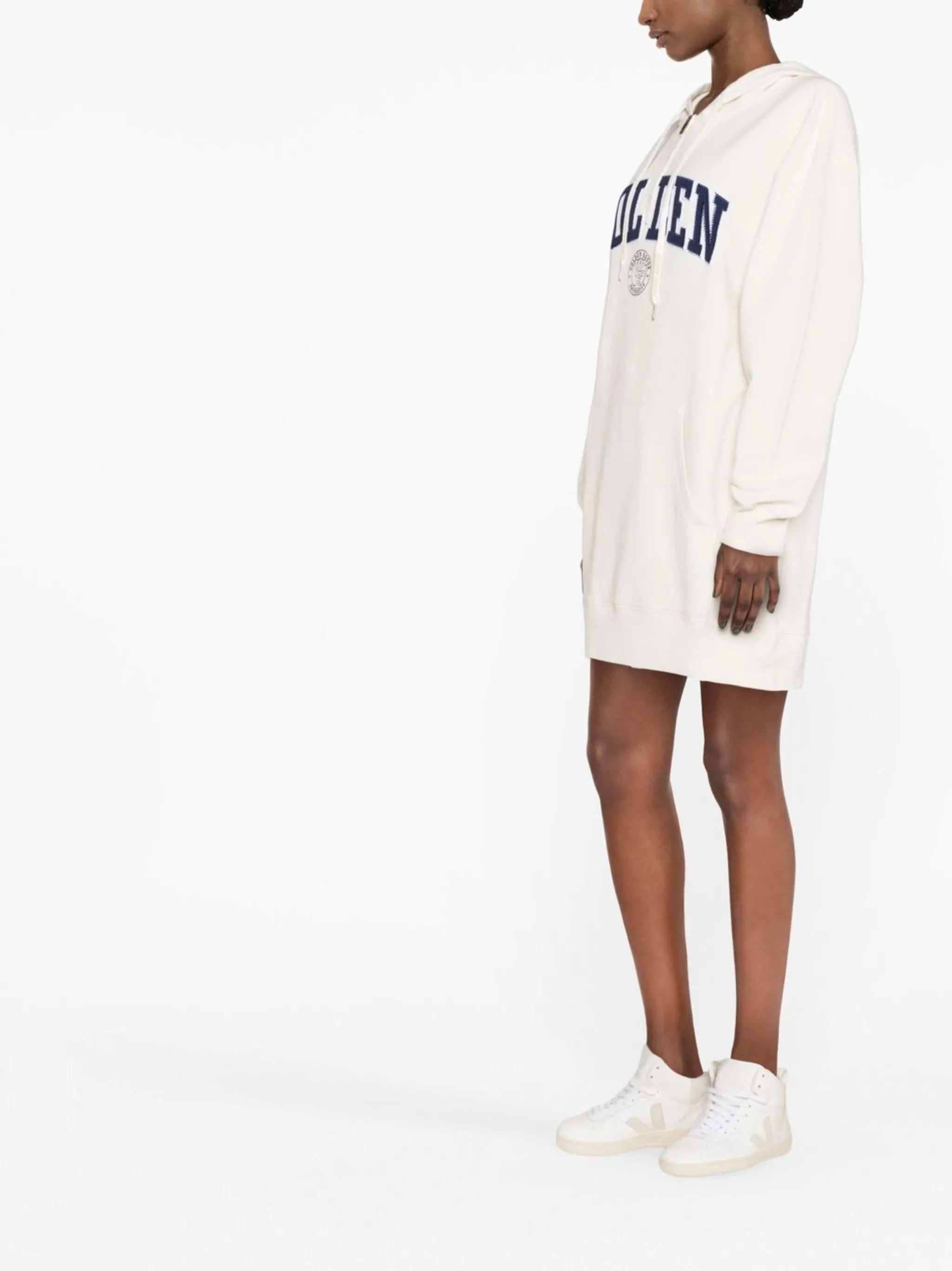 Golden Goose o1y0725 Mini Hooded Dress in Off-White Size S / US 4 / IT 40 - 3 Thumbnail