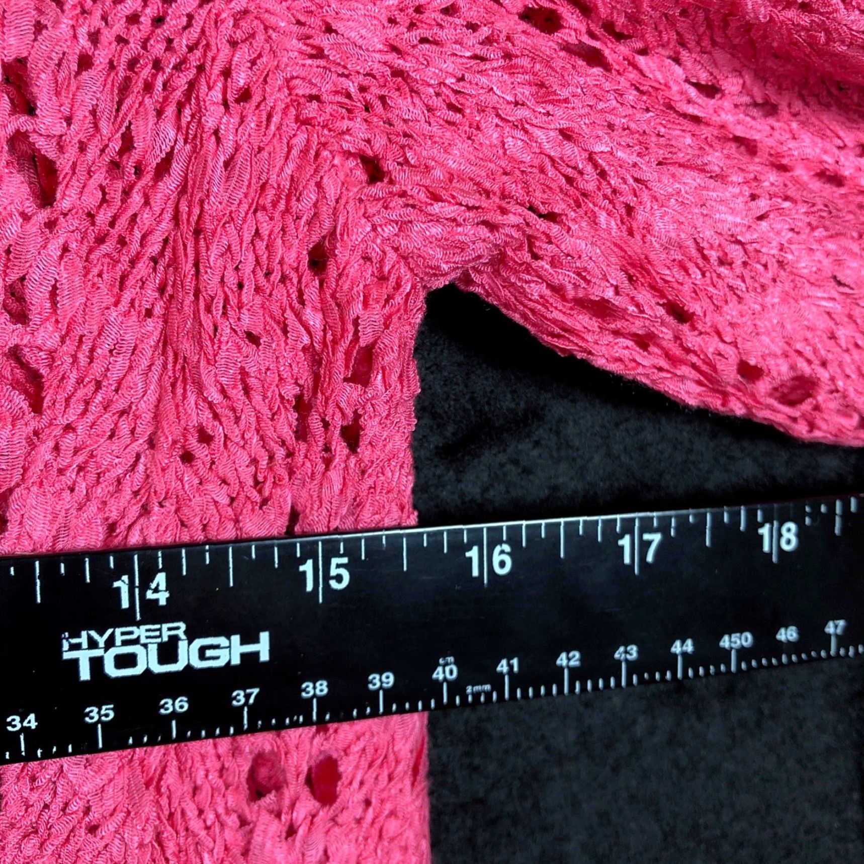 Vintage Chicos Womens Cardigan Sweater Pink Open Front Knit Long Sleeve S Regular Knit Style Open-Knit Casual Winter Fall Spring Summer 0 (S) Ladies Womens Size S / US 4 / IT 40 - 7 Thumbnail
