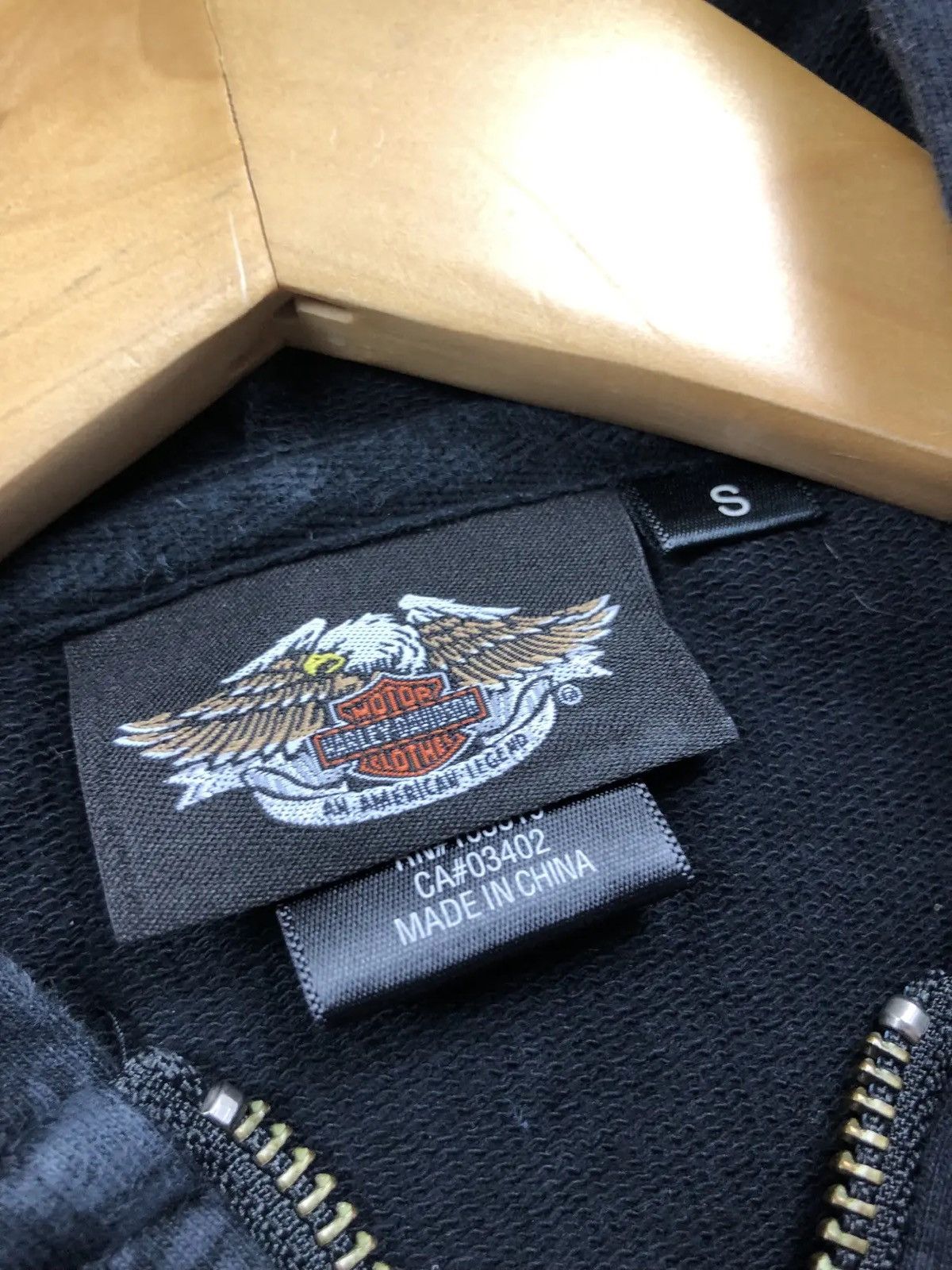 Harley Davidson HARLEY DAVIDSON Vintage Streetwear Motorcycle Zip Hoodie Y2k Size S / US 4 / IT 40 - 6 Thumbnail