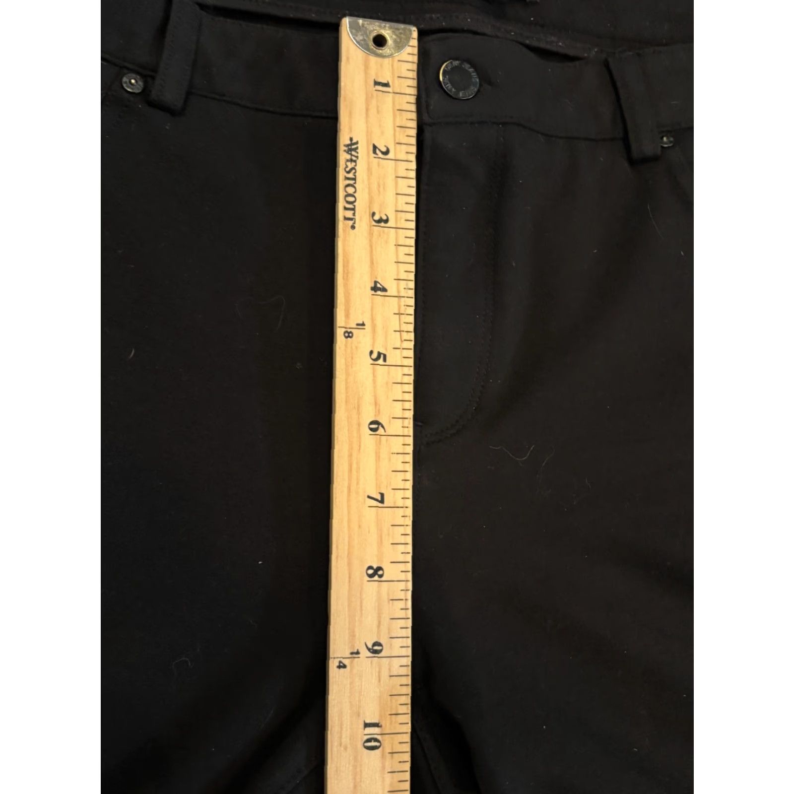 DKNY DKNY Jeans Ponte Pants Womens Small Black Stretch Knit Casual Career Office Pants Size 28" / US 6 / IT 42 - 4 Thumbnail