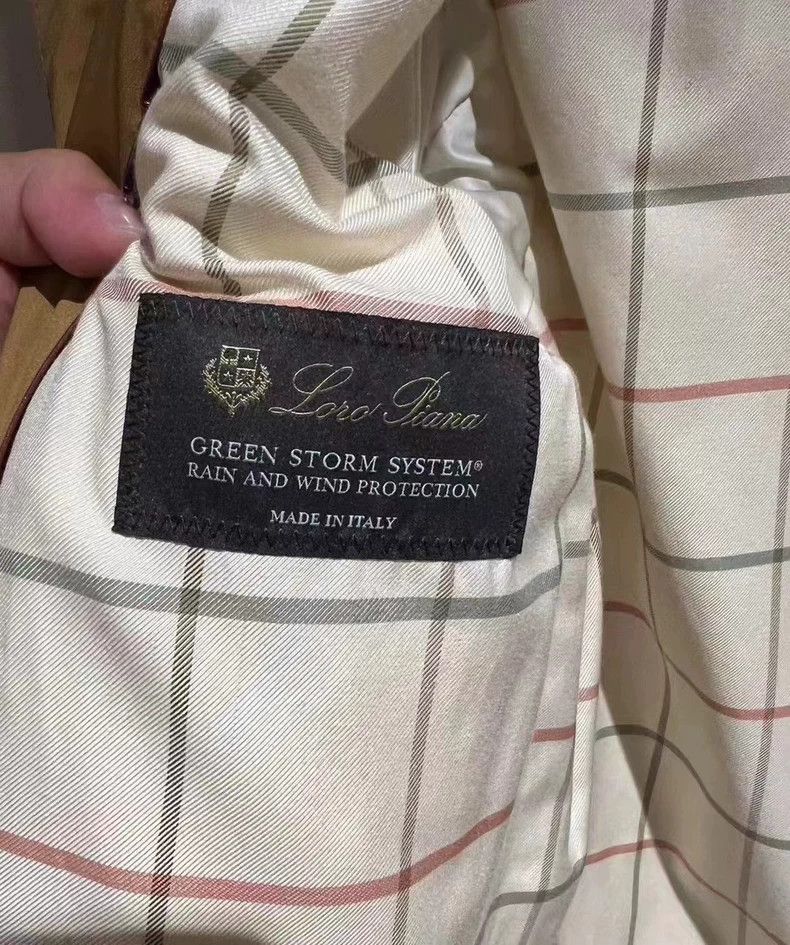 Loro Piana LORO PIANA Men's waterproof hooded cotton jacket Size US XS / EU 42 / 0 - 3 Thumbnail
