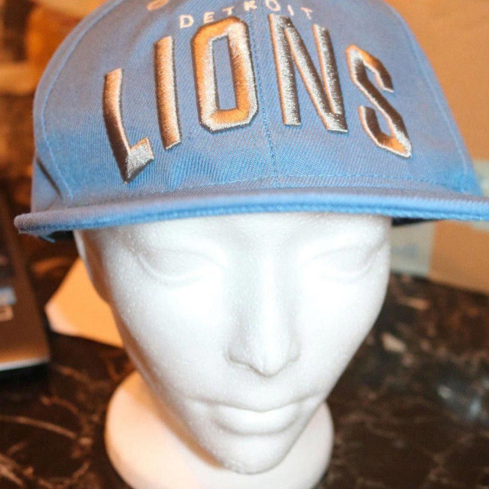 New Era New Era NFL Detroit Lions Team Blue adjustable Flex Cap Size ONE SIZE - 1 Thumbnail