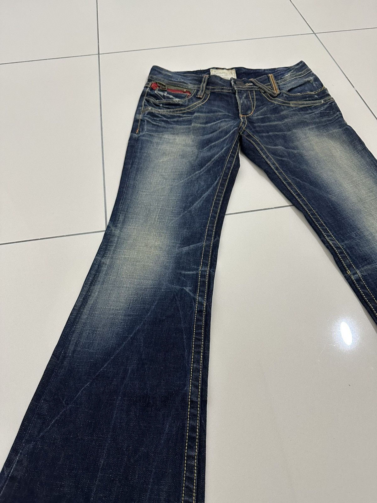 Hysteric Glamour × Japanese Brand × Tornado Mart Lolita Jeans Bootcut Design Size US 28 / EU 44 - 4 Thumbnail