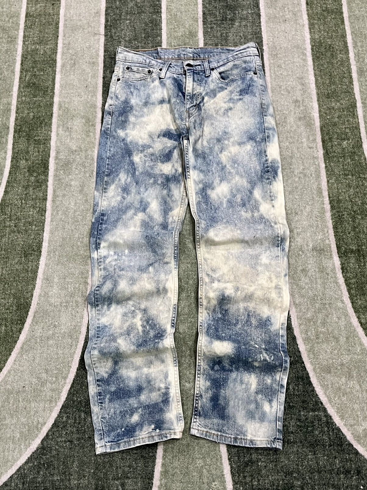 Levi's Custom Bleached Levi’s 514 Size US 30 / EU 46 - 3 Thumbnail