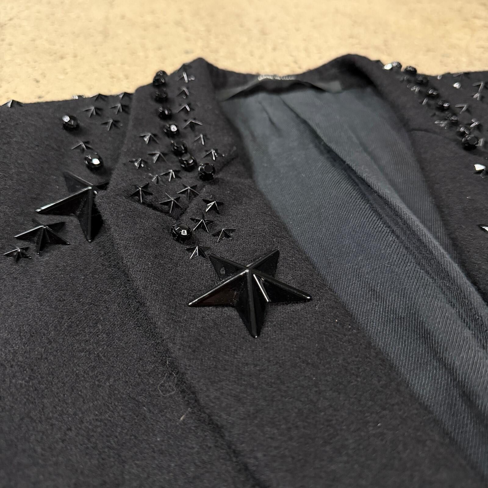 Givenchy Givenchy FW12 Look 47 Star Studded Runway Blazer Size 50R - 3 Thumbnail
