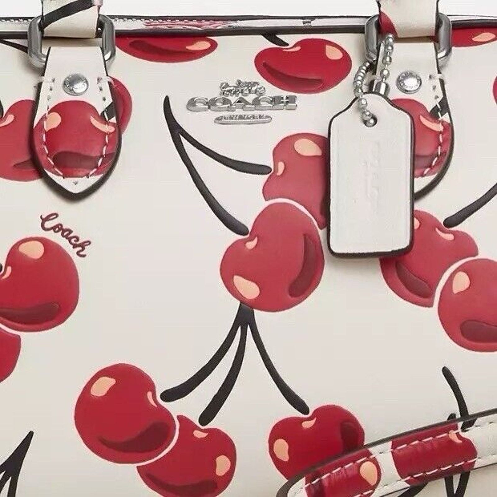 Coach NWT Limited Coach Mini Rowan Crossbody Bag With Cherry Size ONE SIZE - 6 Thumbnail