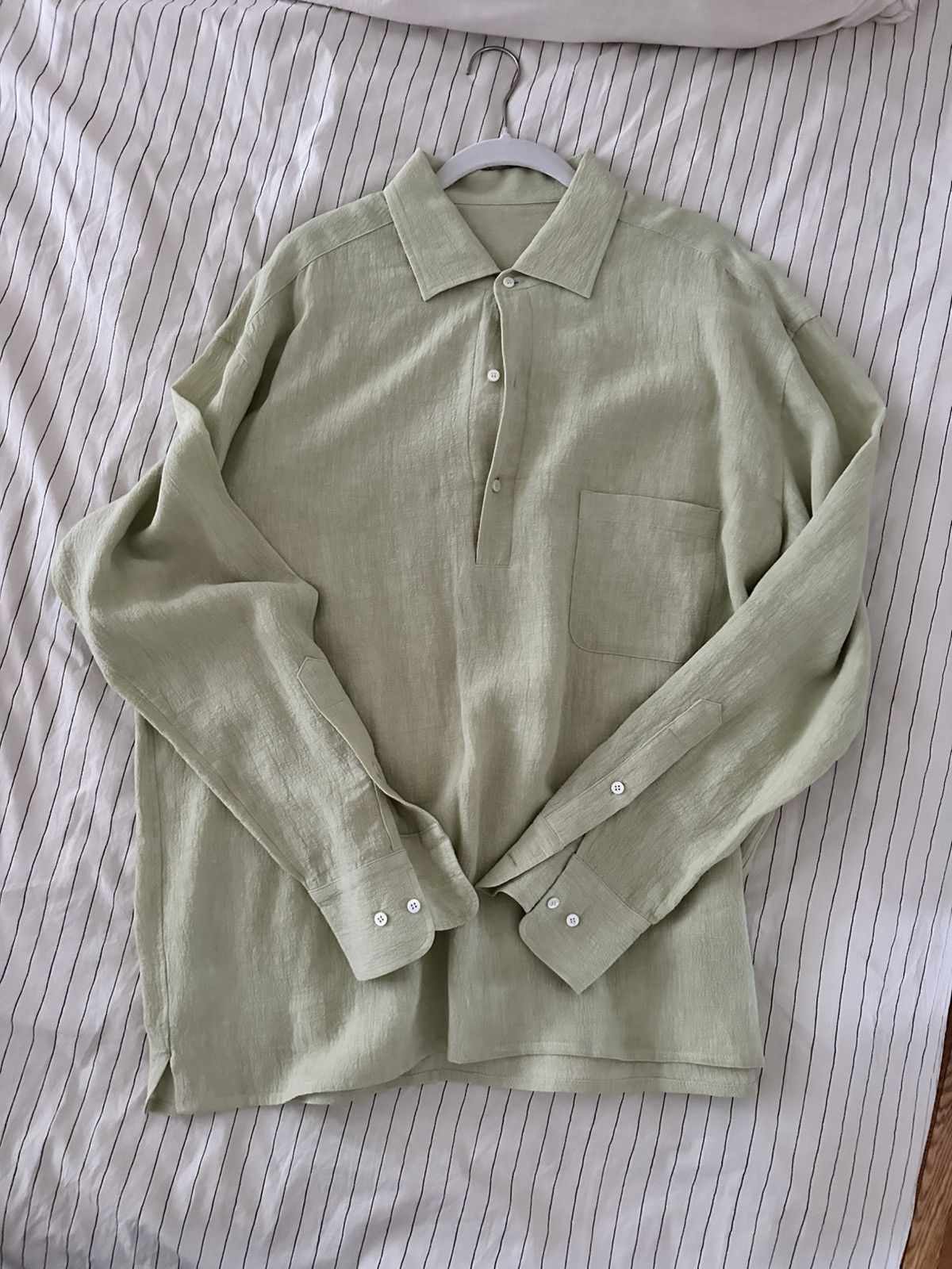 Auralee Auralee High Count Finx Ox Shirt | Grailed