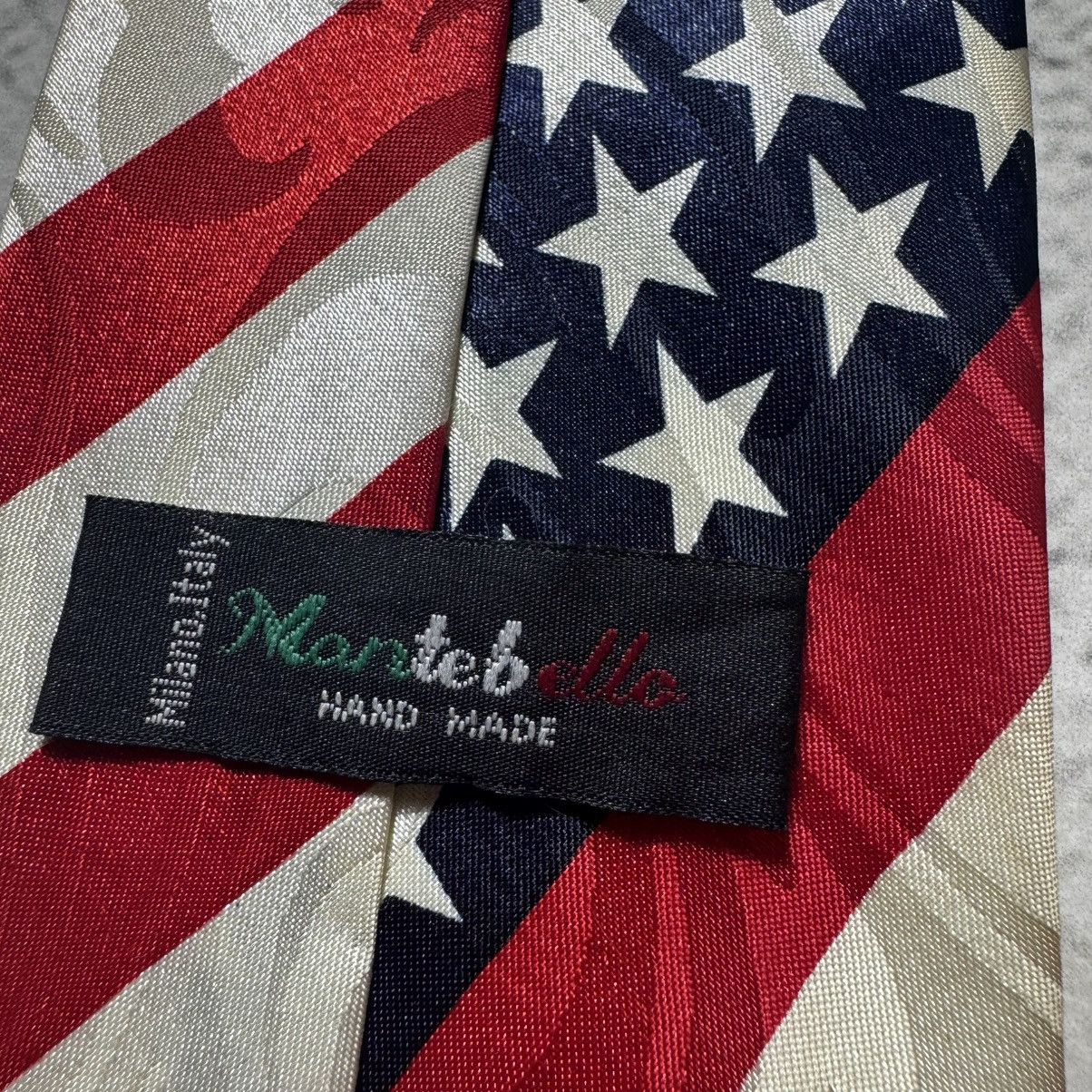 Japanese Brand vintage y2k american flag tie usa archive rick owens style Size ONE SIZE - 6 Thumbnail