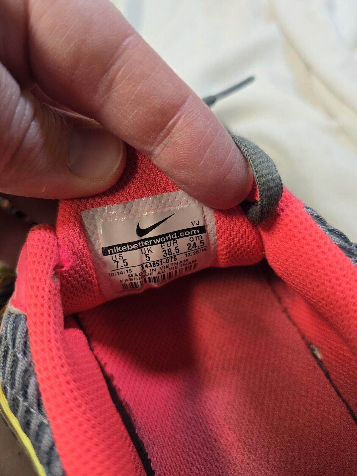 Nike Nike Women’s Air Max Torch 4 Grey Pink Shoes Sz 8 343851-076 Size US 8 / IT 38 - 5 Thumbnail
