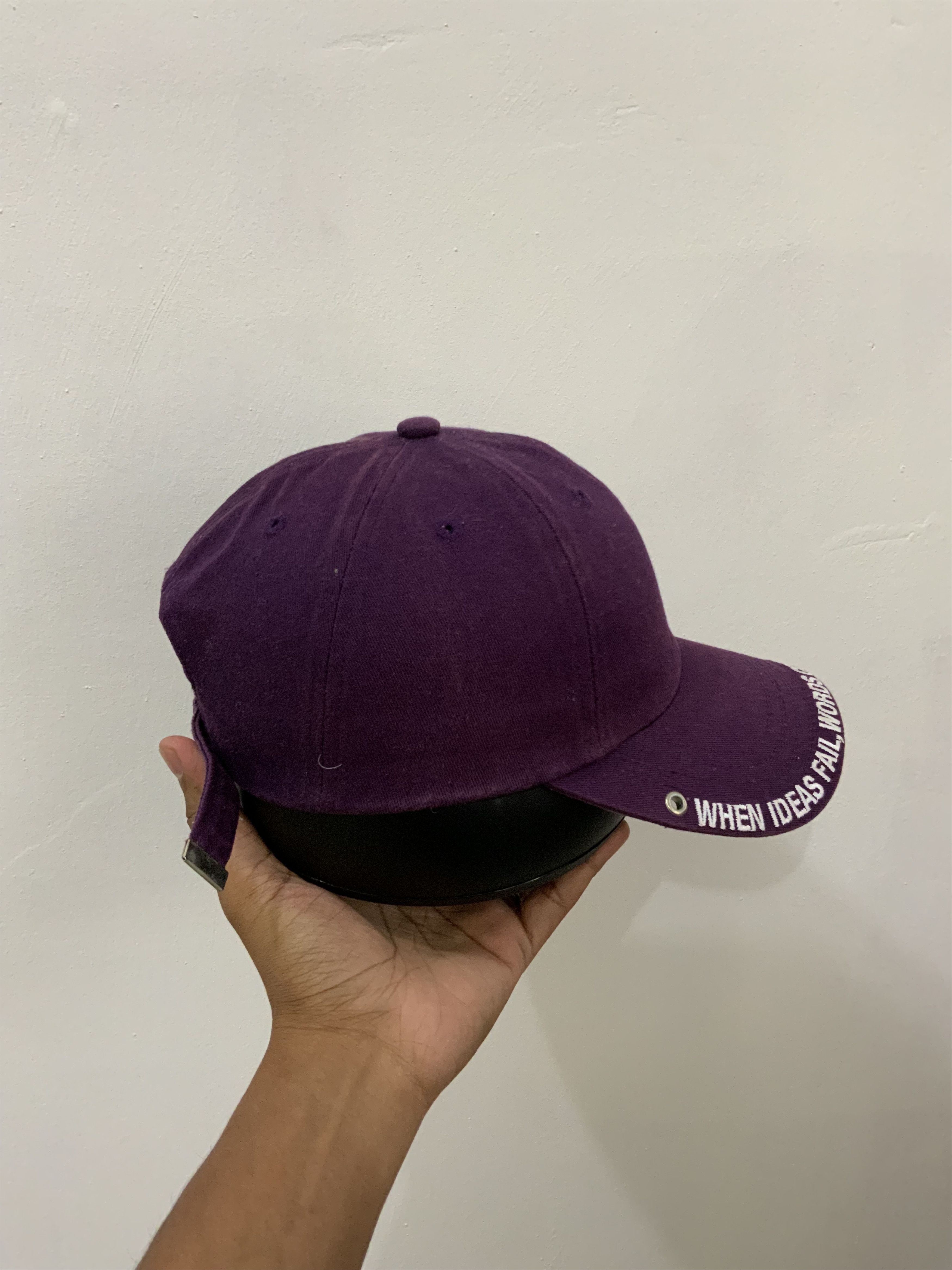 Japanese Brand When Ideas Fail Words Come Hat Cap Size ONE SIZE - 5 Thumbnail