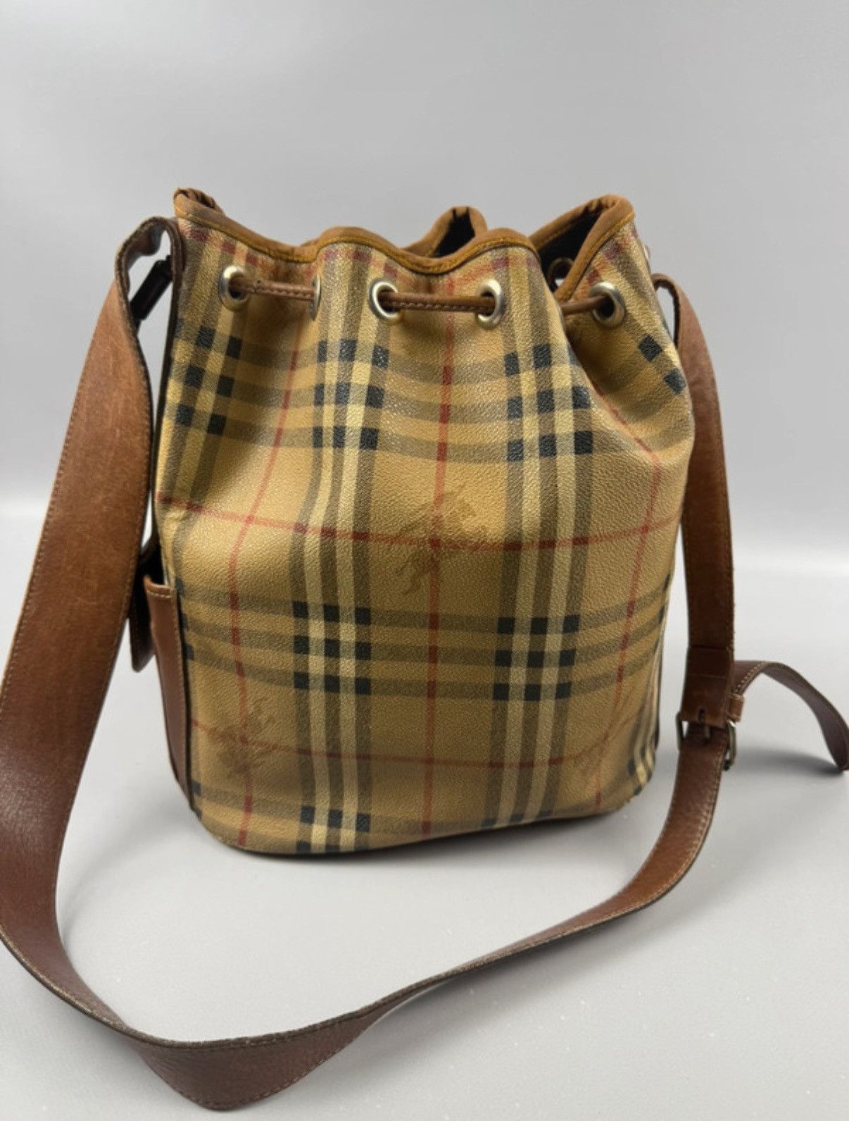 Burberry Burberry bucketbag vintage whit novacheck monogram Size ONE SIZE - 2 Thumbnail
