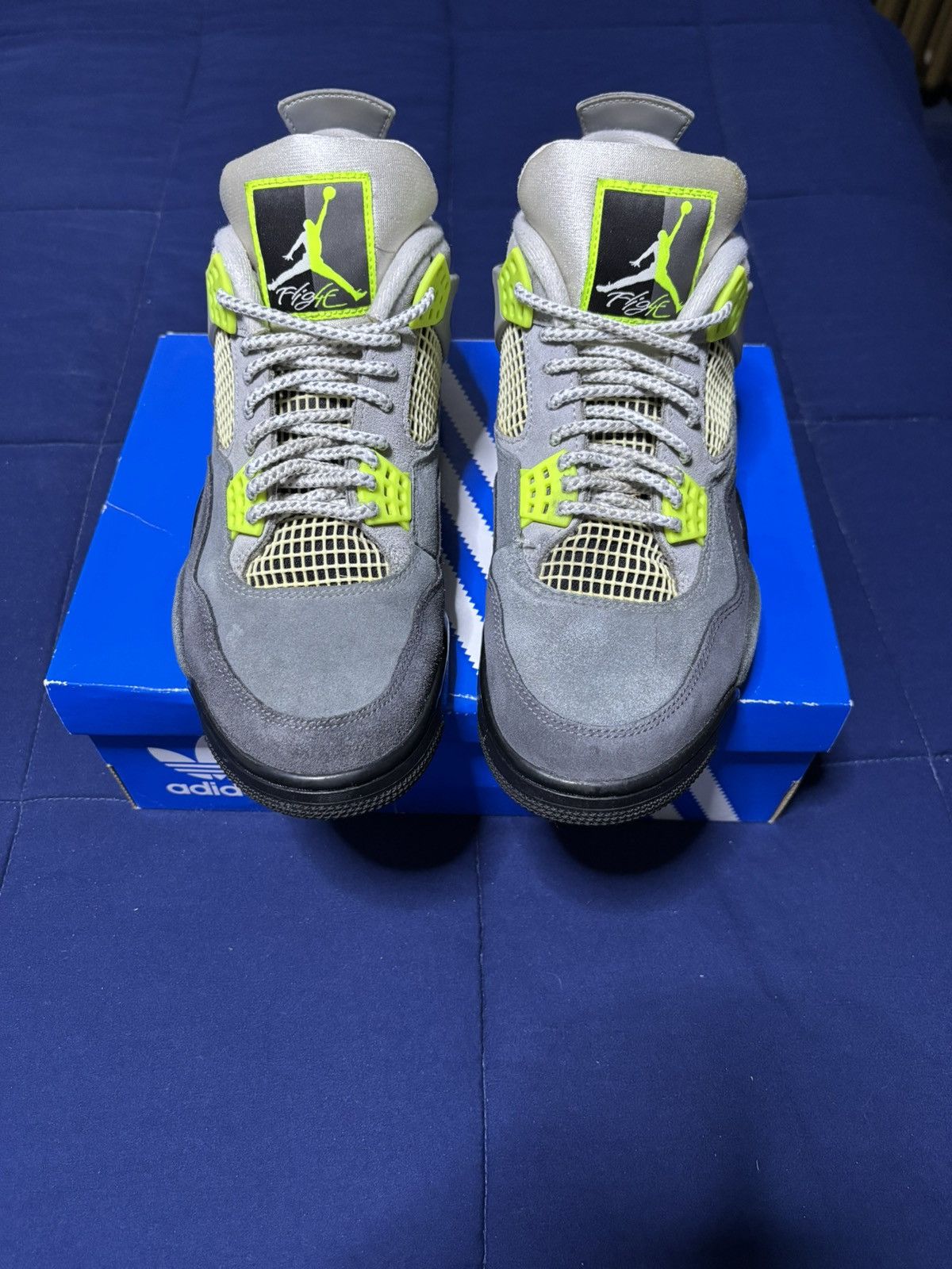 Jordan Brand Jordan 4 Retro SE Neon 95 2020 Size 9.5 Size US 9.5 / EU 42-43 - 2 Thumbnail