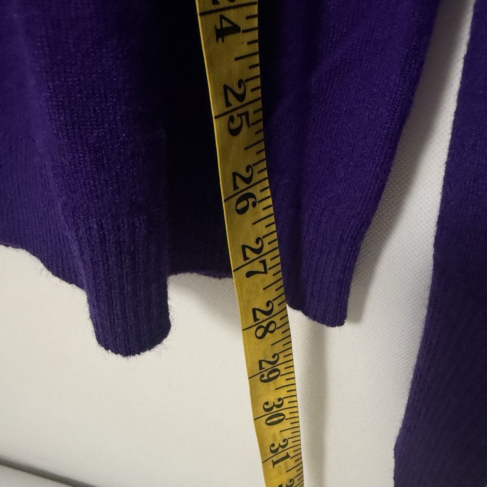 Banana Republic Banana Republic Wool Blend Purple Crew Sweater Preppy Casual Size XL / US 12-14 / IT 48-50 - 5 Thumbnail