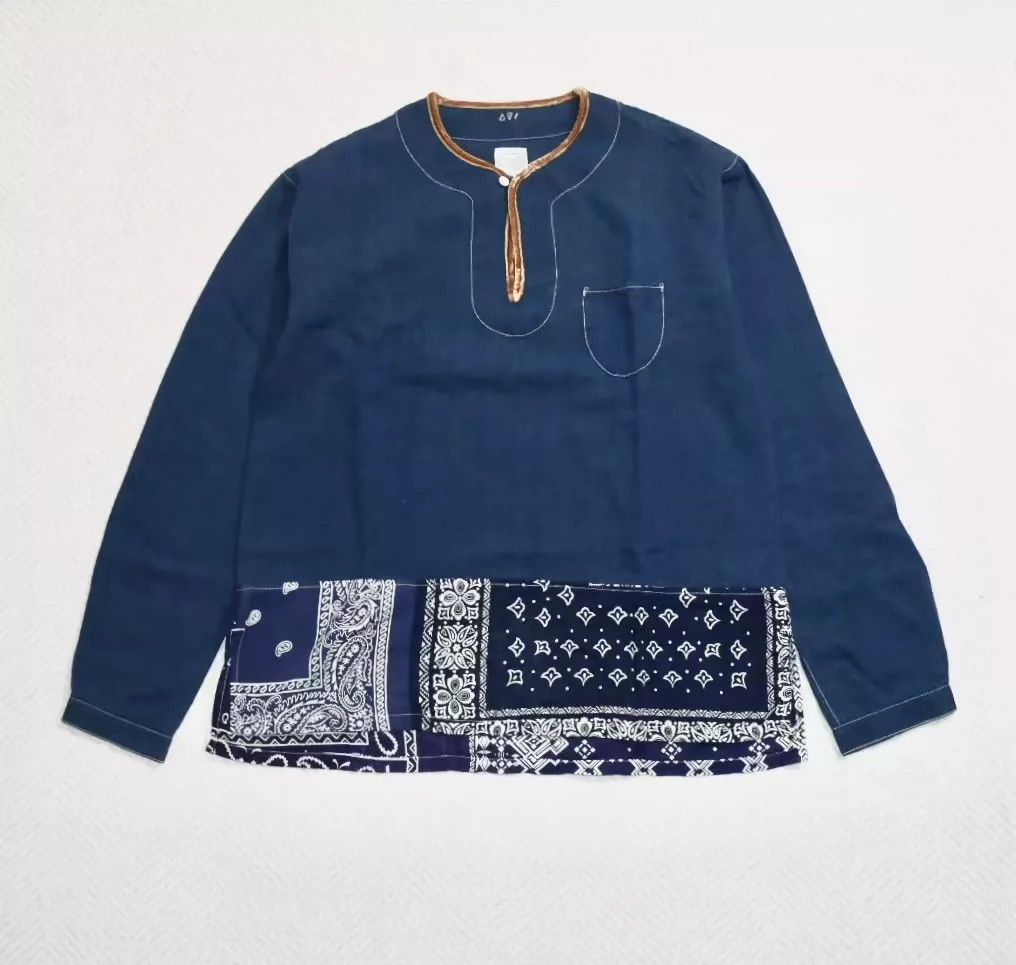 Visvim Visvim 17aw Longrider Checkrboard Border Shirt | Grailed