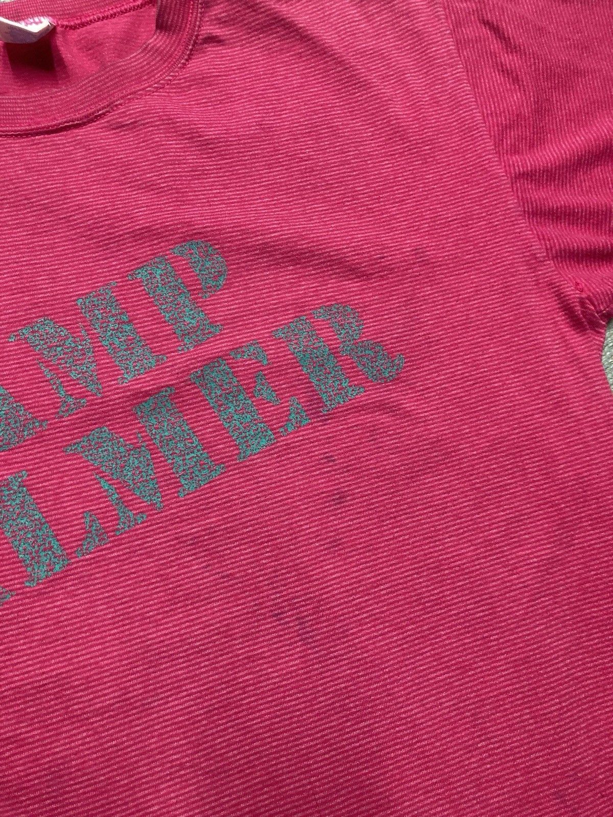 Velva Sheen × Vintage Vtg 90s t shirt camp Palmer ohio 4-H farm skunk man Large Size US L / EU 52-54 / 3 - 7 Thumbnail