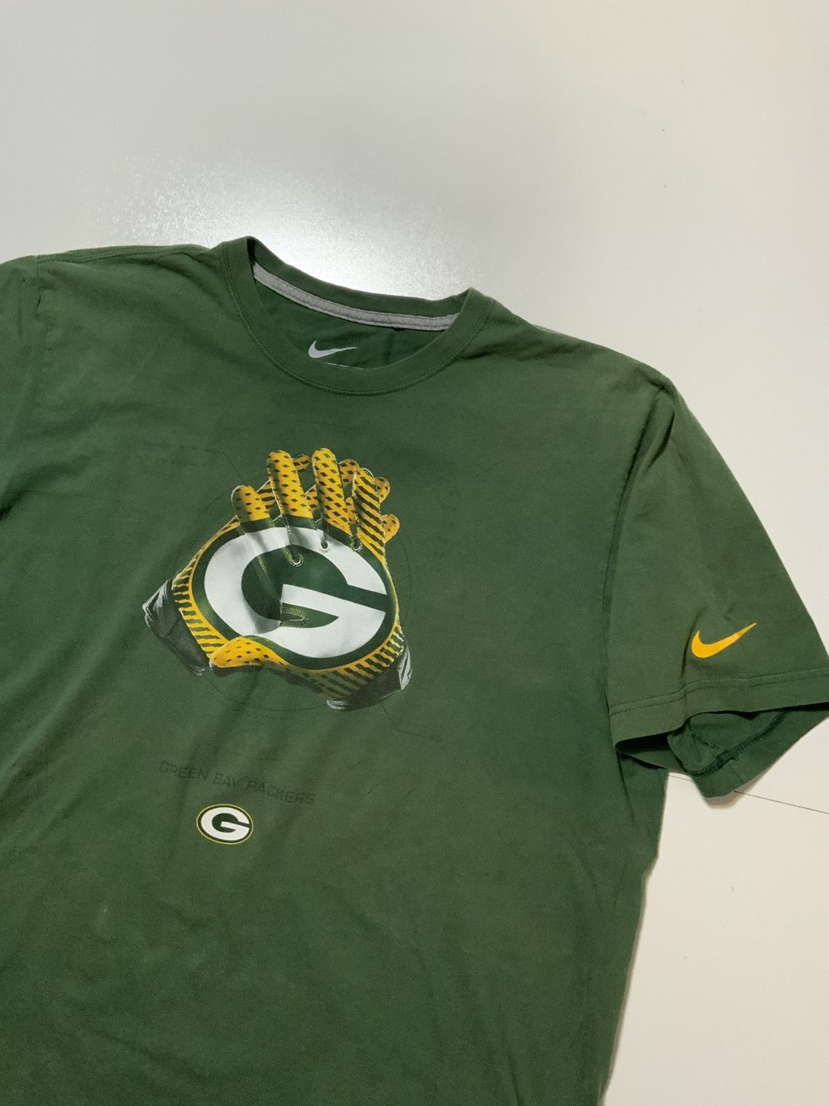 Nike Lot Of 2 Nike NFL Football Green Bay Packers T-Shirts Size US XXL / EU 58 / 5 - 7 Thumbnail