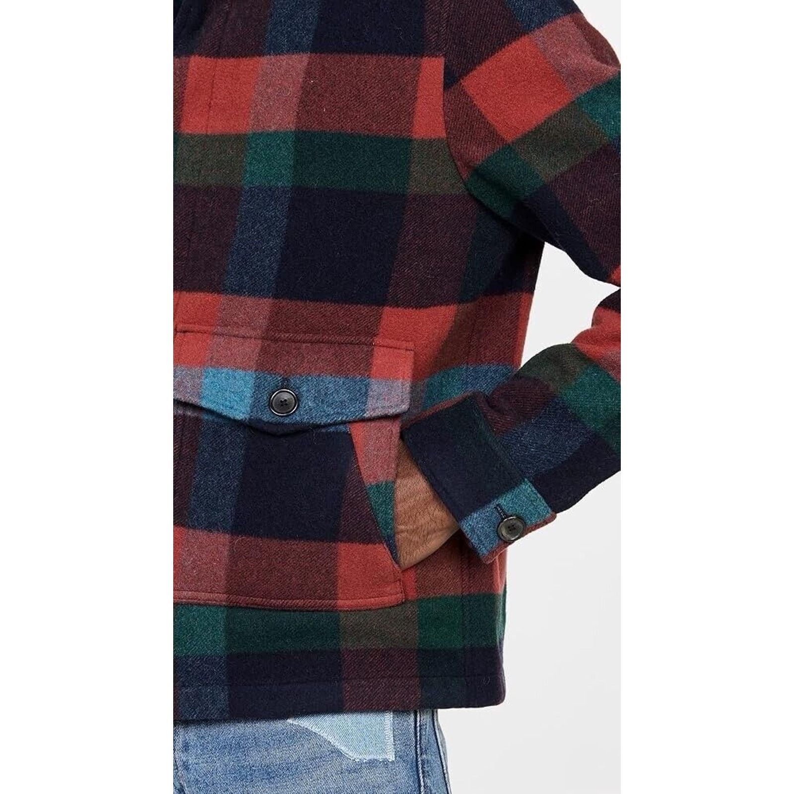 $545 Paul Smith Men’s Plaid Check shirt jacket, sz small