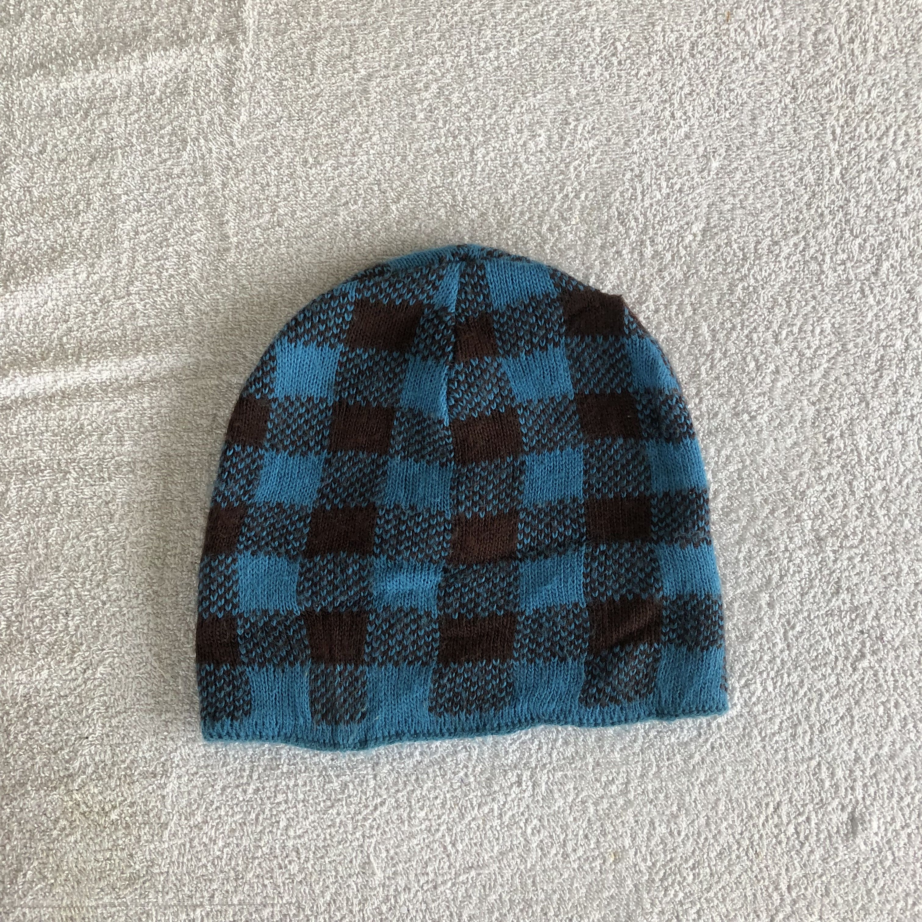 Japanese Brand Vintage Y2K Unknown Tartan Plaid Beanie Snow Caps Hats Size ONE SIZE - 5 Thumbnail