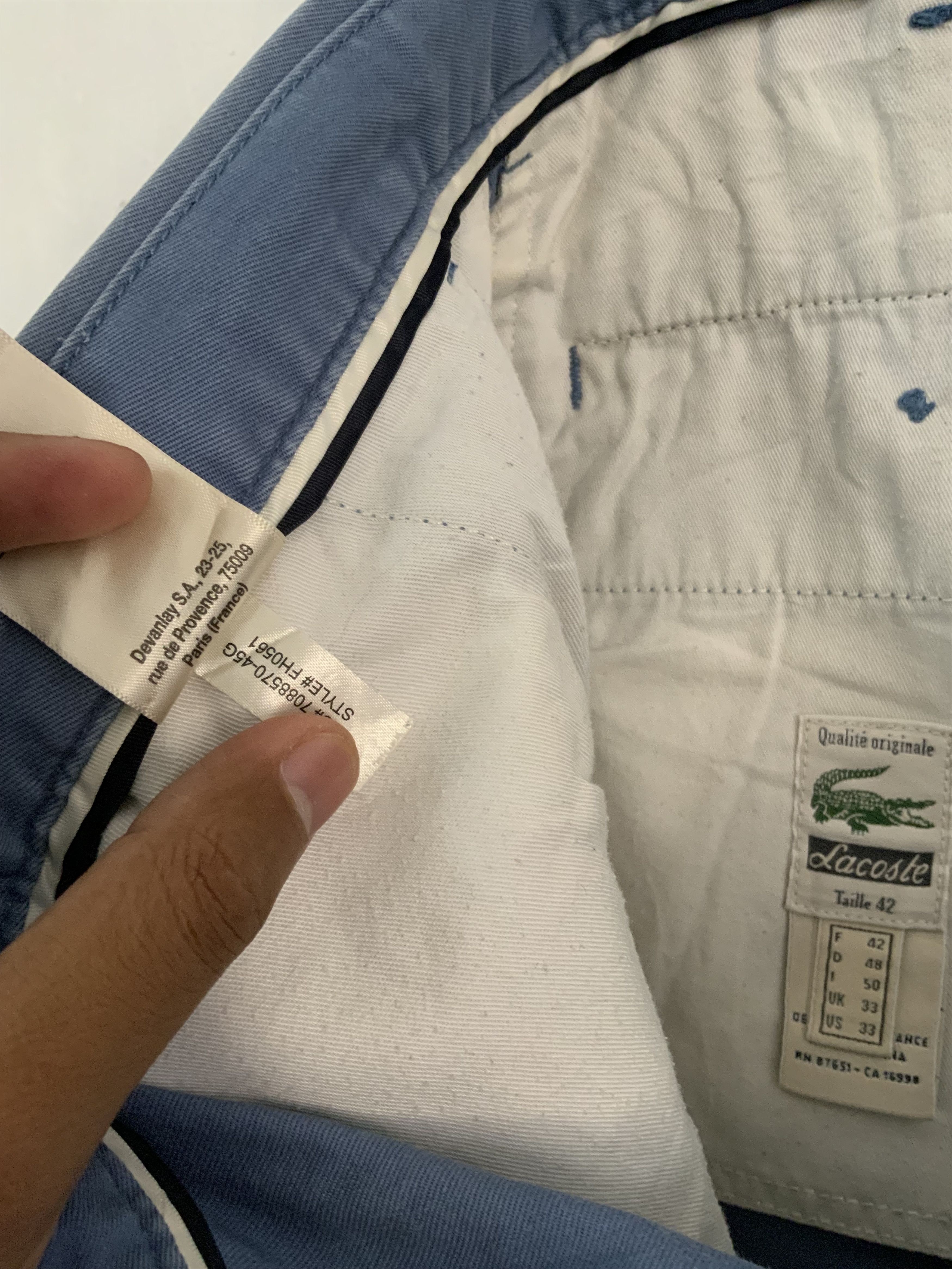 Lacoste Lacoste Fade Shorts Size US 42 / EU 58 - 11 Thumbnail