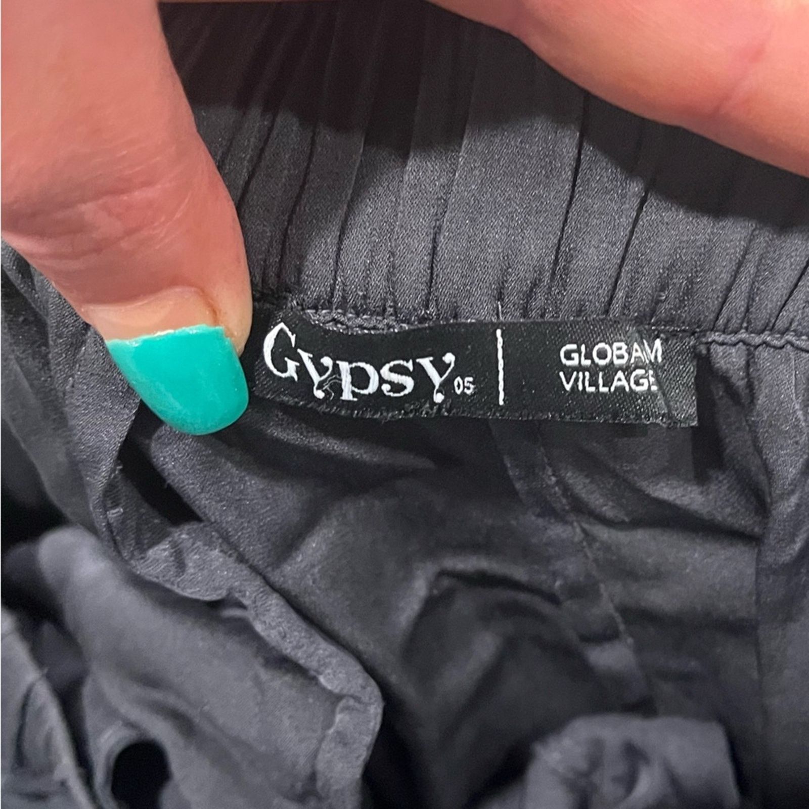 Gypsy 05 Gypsy 05 Umayyad Straight Leg Pants Silk Blend Noir Size M Size 28" / US 6 / IT 42 - 4 Thumbnail
