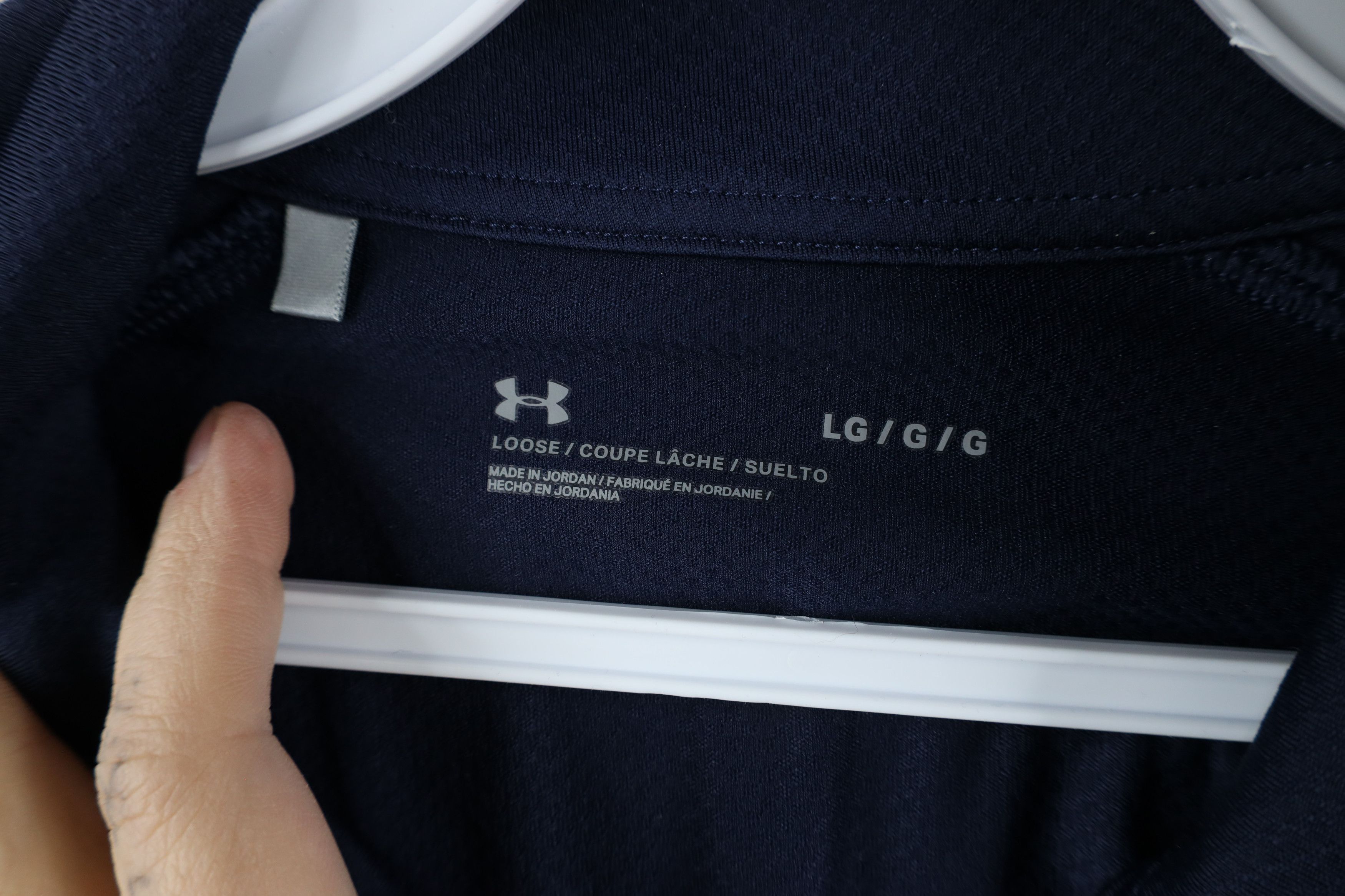 Under Armour × Vintage Under Armour US Navy Naval Academy Half Zip Pullover Jacket Size US L / EU 52-54 / 3 - 7 Thumbnail