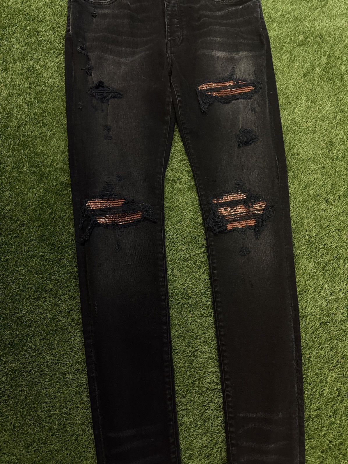 Amiri Amiri MX1 Patch Jeans Black Size 36 Flawless 🧼 Size US 36 / EU 52 - 3 Thumbnail