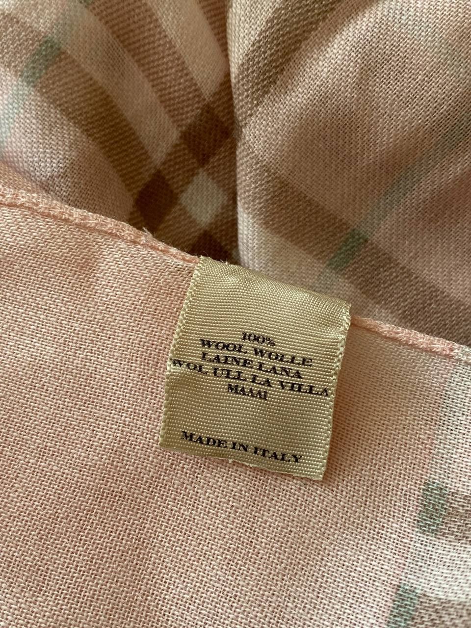 Burberry Vintage Burberry London Check Wool Shawl Scarf Size ONE SIZE - 14 Thumbnail