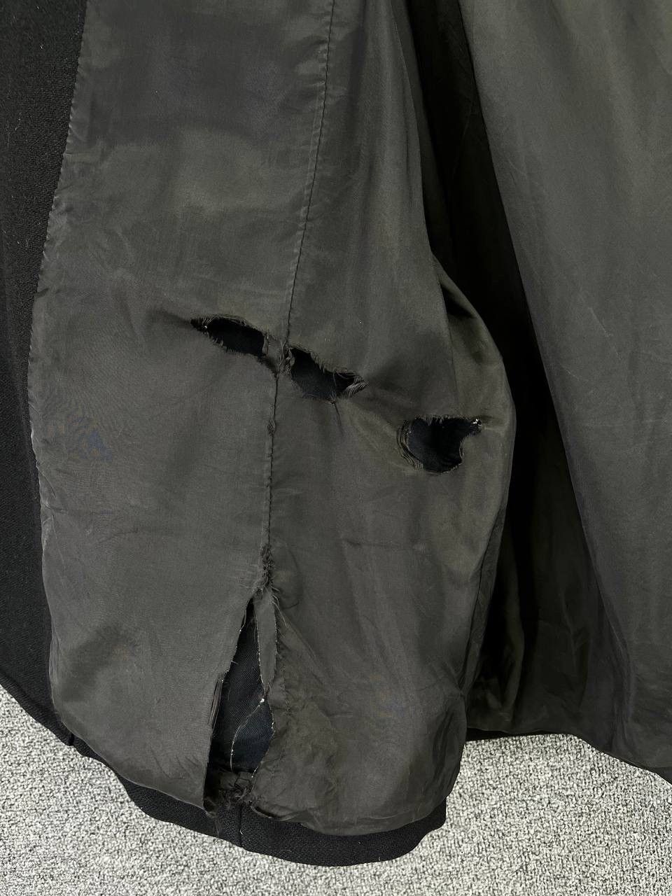 Issey Miyake Vintage Issey Miyake Zucca Trashed Black Wool Jacket Size L / US 10 / IT 46 - 15 Thumbnail