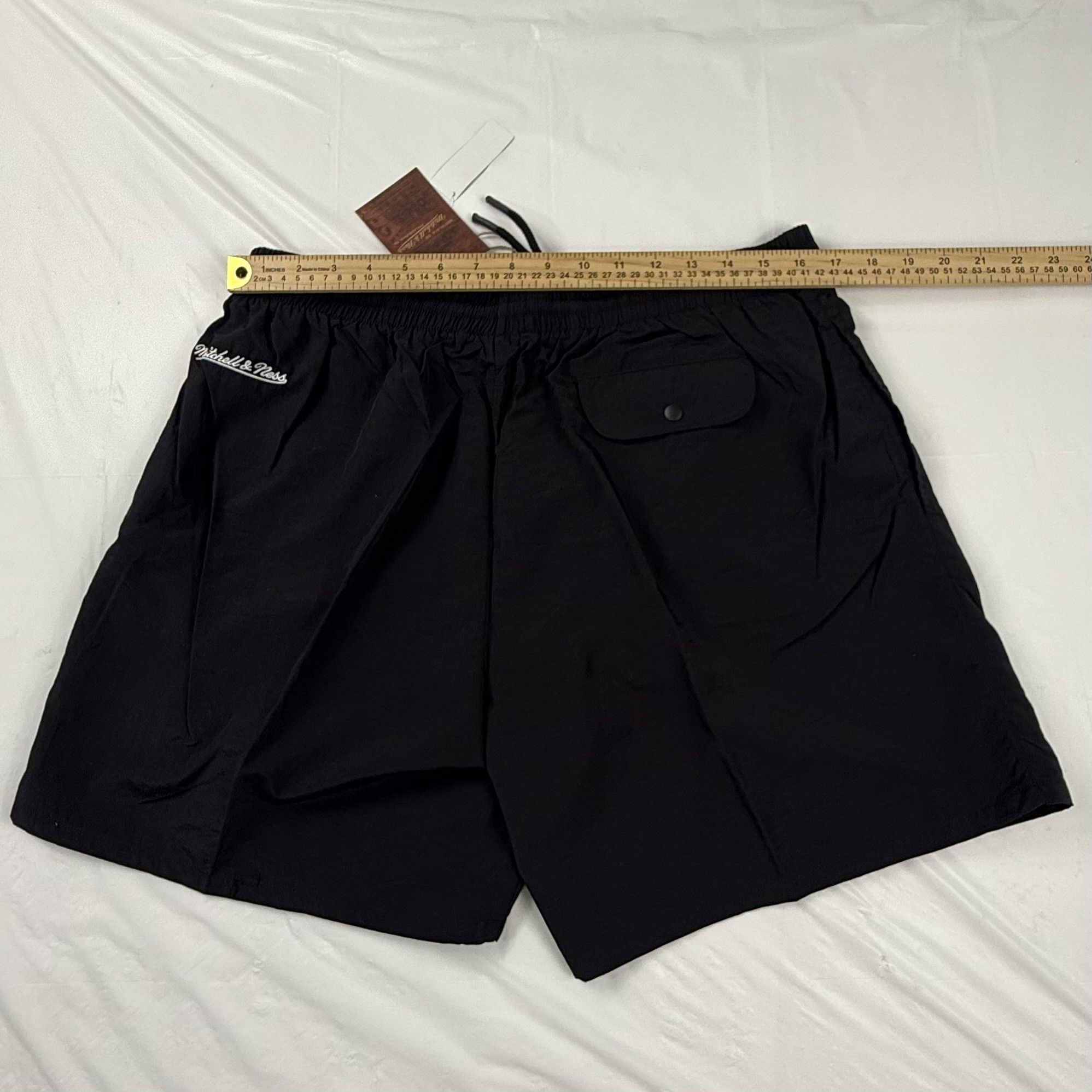 Mitchell & Ness Mitchell & Ness Georgetown Hoyas Nylon Shorts Black Mens XL Size US 34 / EU 50 - 4 Thumbnail