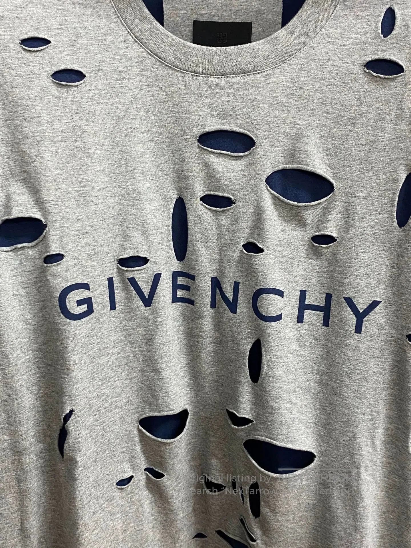 Givenchy givenchy distressed layered short sleeve t-shirt. Size US XXS / EU 40 - 3 Thumbnail