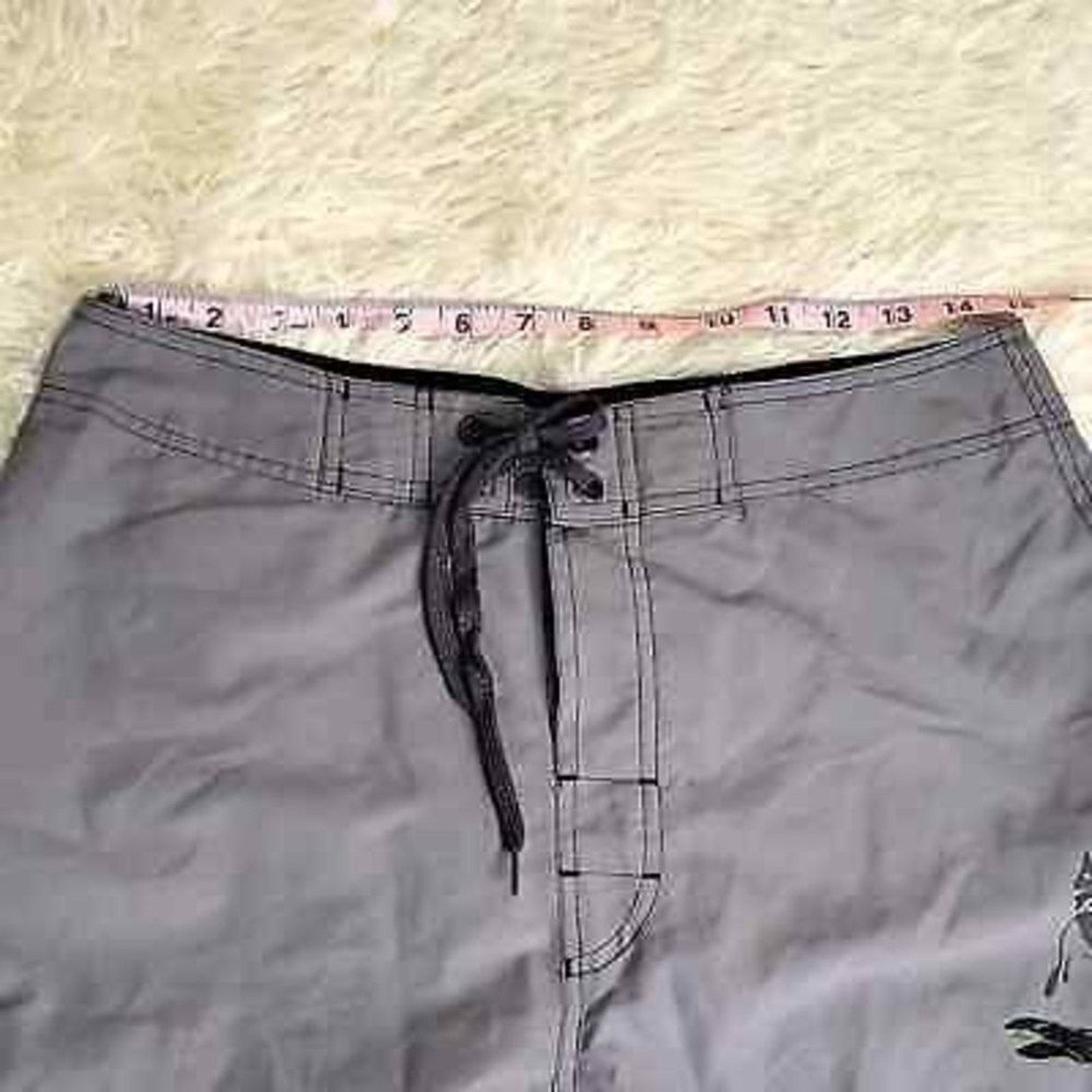 First MFG Co. First Wave Board Shorts Swim Trunks Roundtree Yorke Grey 32 Size US 32 / EU 48 - 9 Thumbnail