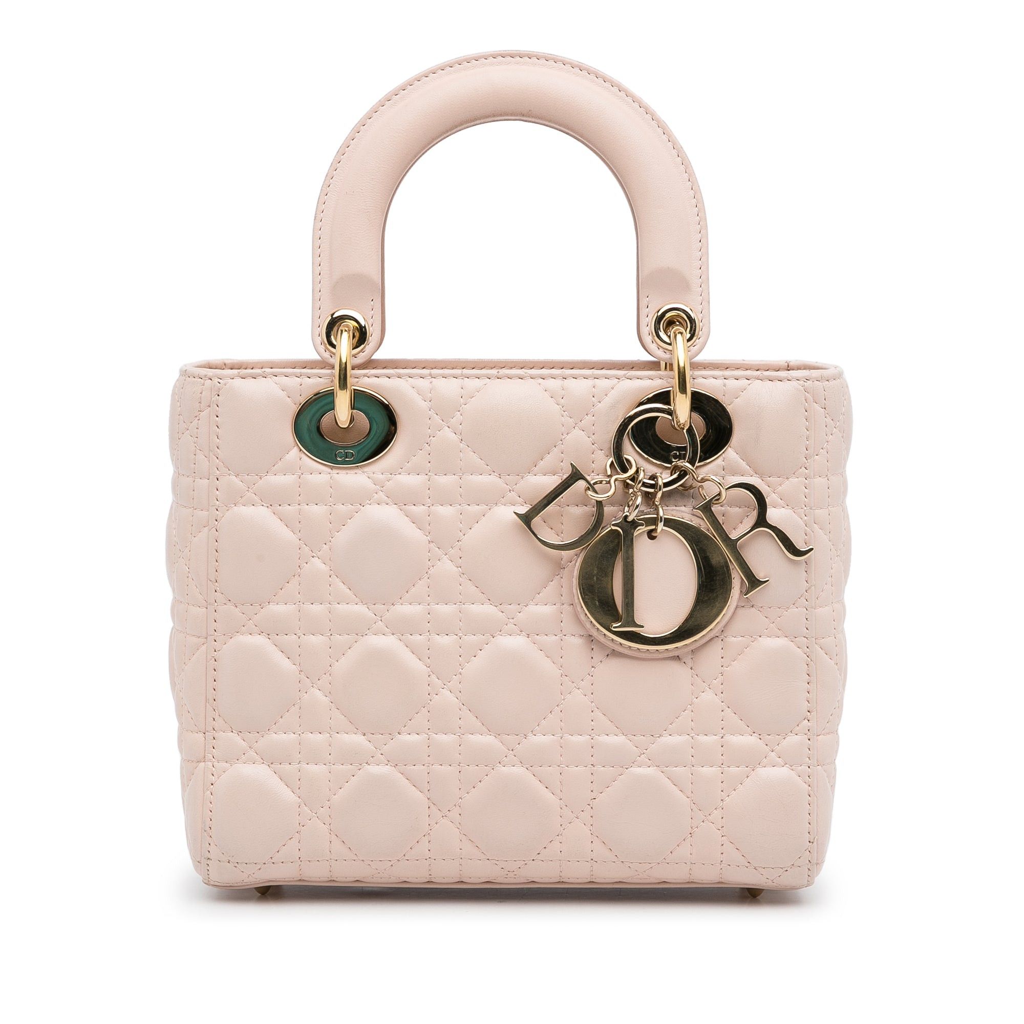 Dior Dior Small Lambskin Cannage My ABCDior Lady Dior Pink Size ONE SIZE - 1 Thumbnail