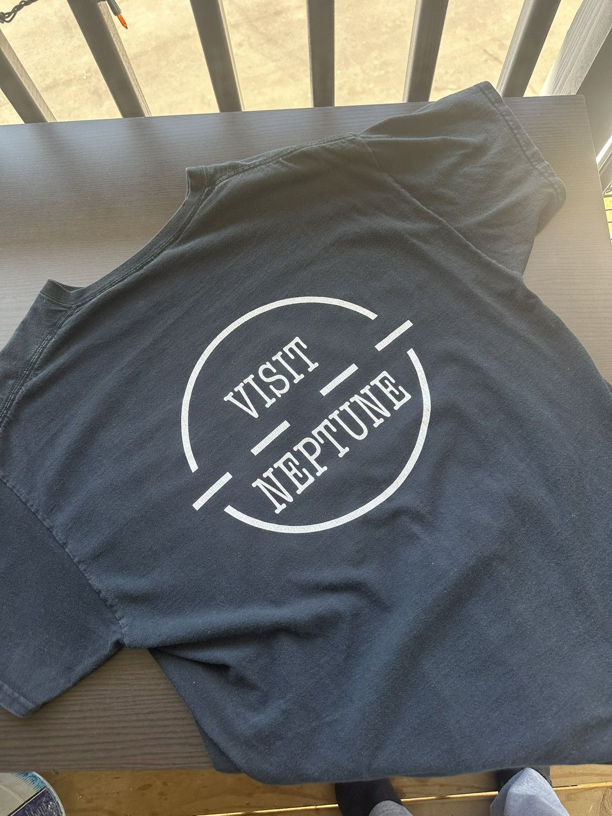 Other Vintage Cotton Black Thrifted Visit Neptune Graphic Tee XL Size US XL / EU 56 / 4 - 1 Thumbnail