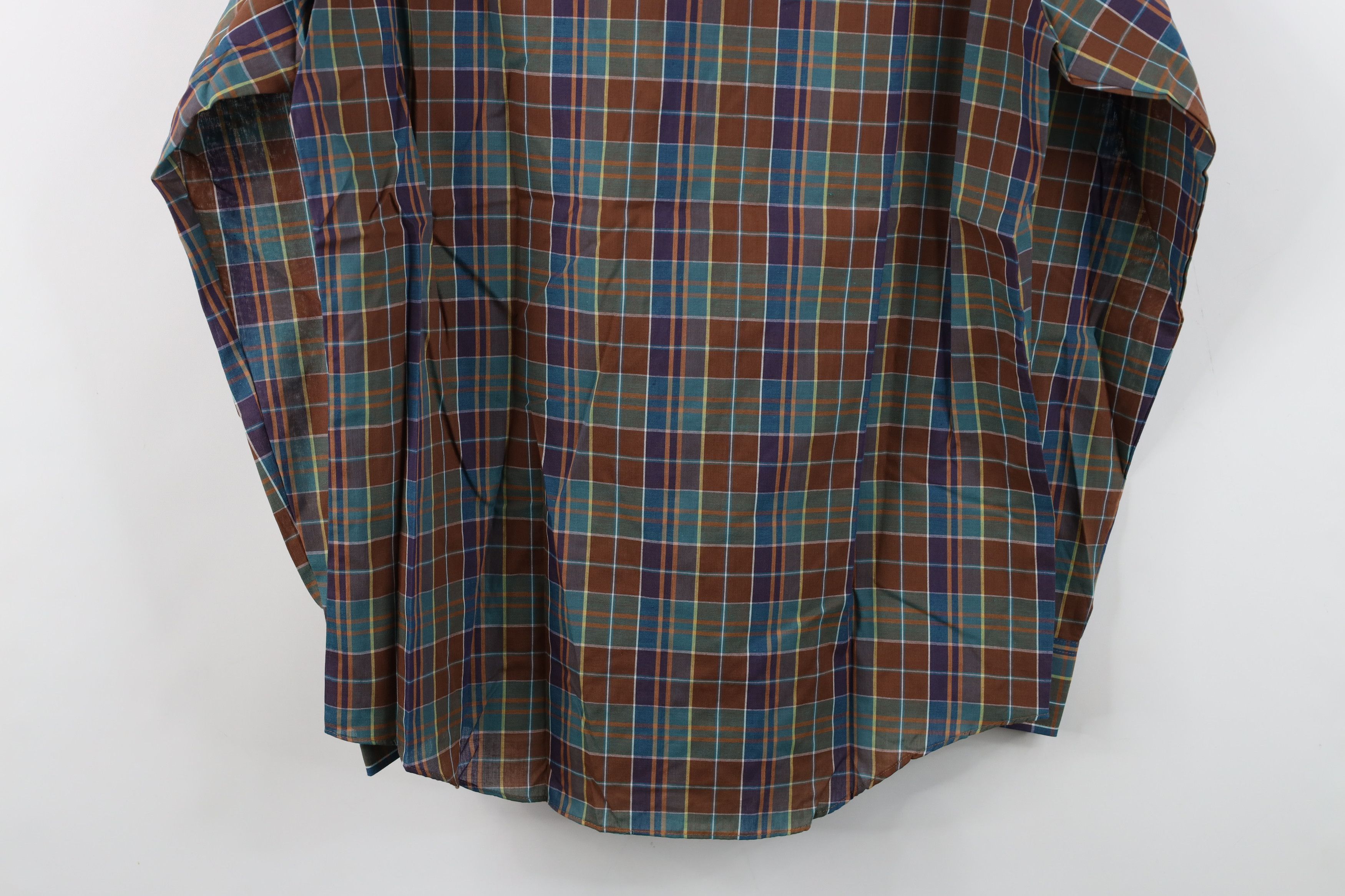 Vintage Vintage 70s 80s Streetwear Madras Collared Button Shirt Size US M / EU 48-50 / 2 - 12 Thumbnail