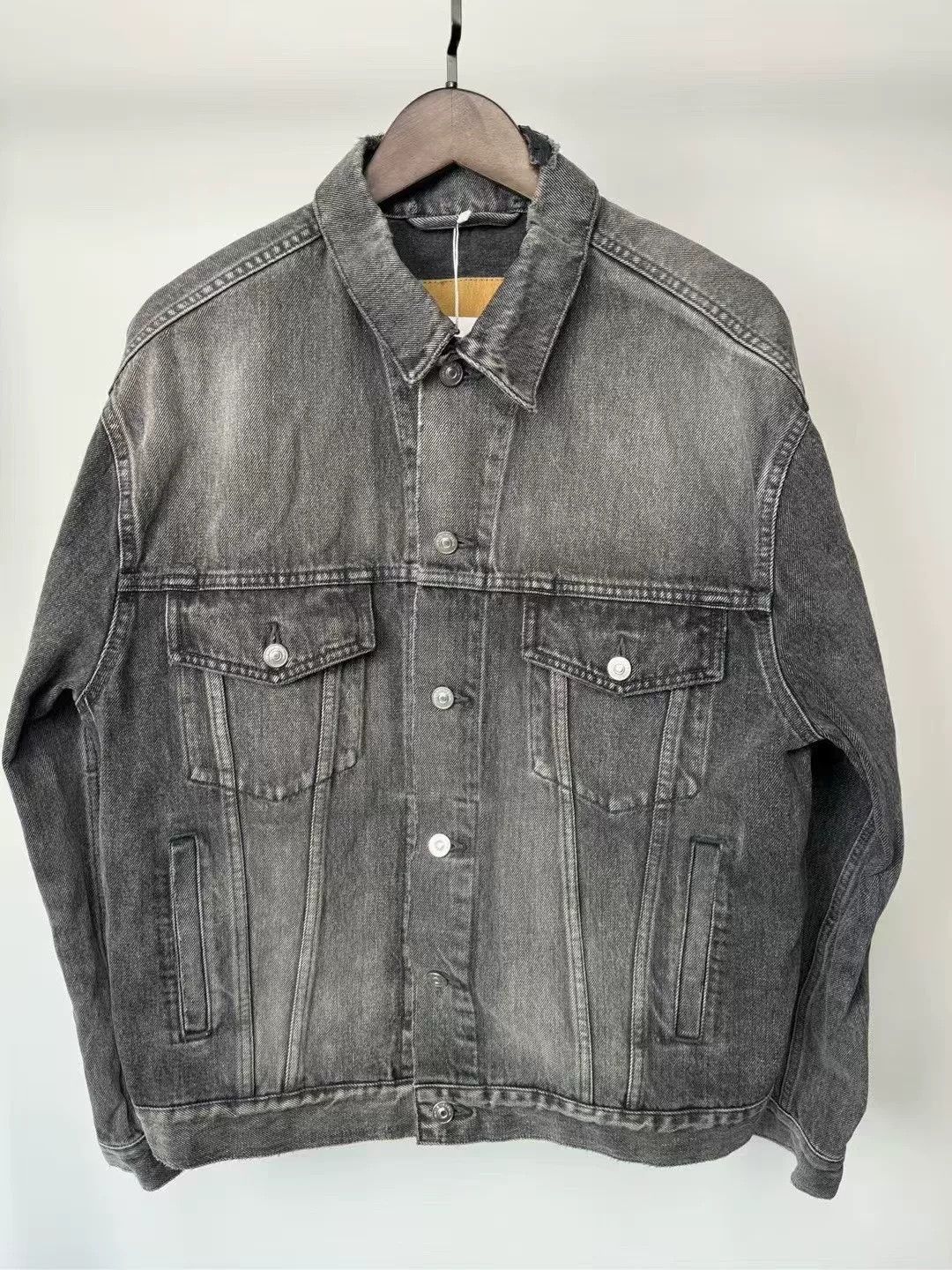 Balenciaga balenciaga logo denim jacket for men Size US XS / EU 42 / 0 - 1 Thumbnail