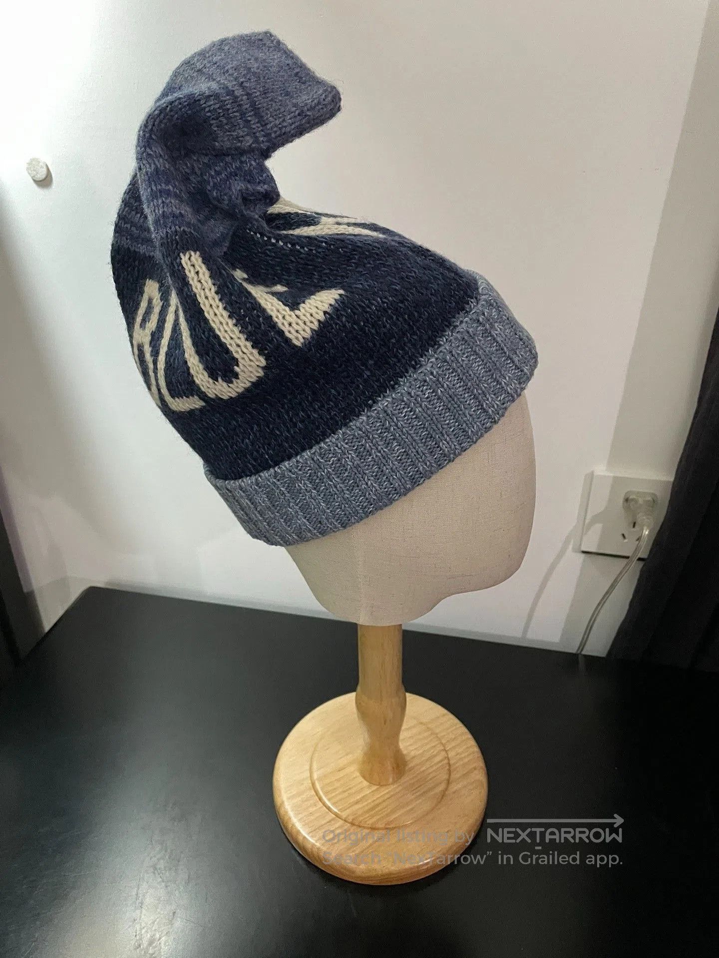 Kapital Kapital Indigo Knit Beanie. Size ONE SIZE - 3 Thumbnail
