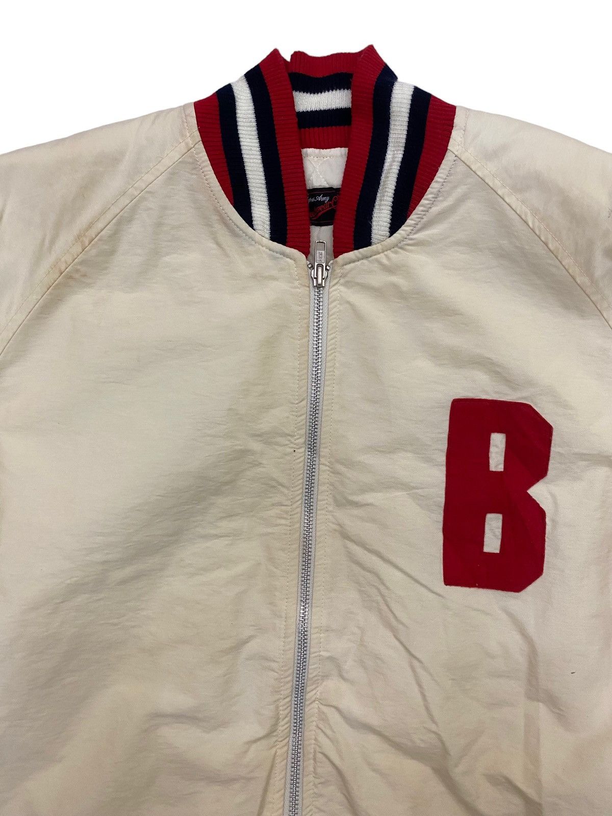 Octopus Vintage Octopus Army Bomber Jacket Varsity Jacket Size US L / EU 52-54 / 3 - 3 Thumbnail