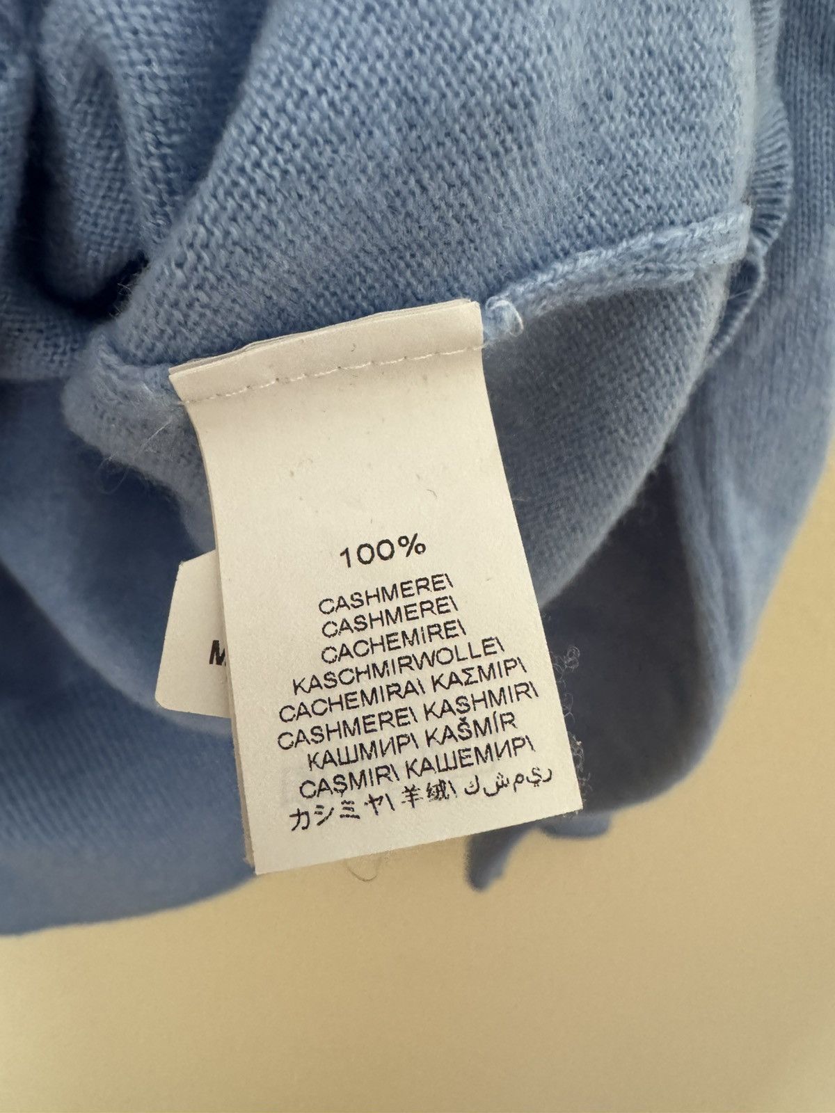 Brunello Cucinelli Brunello Cucinelli 100% Cashmere Quarter Zip Sweater Blue 56 Size US XL / EU 56 / 4 - 4 Thumbnail