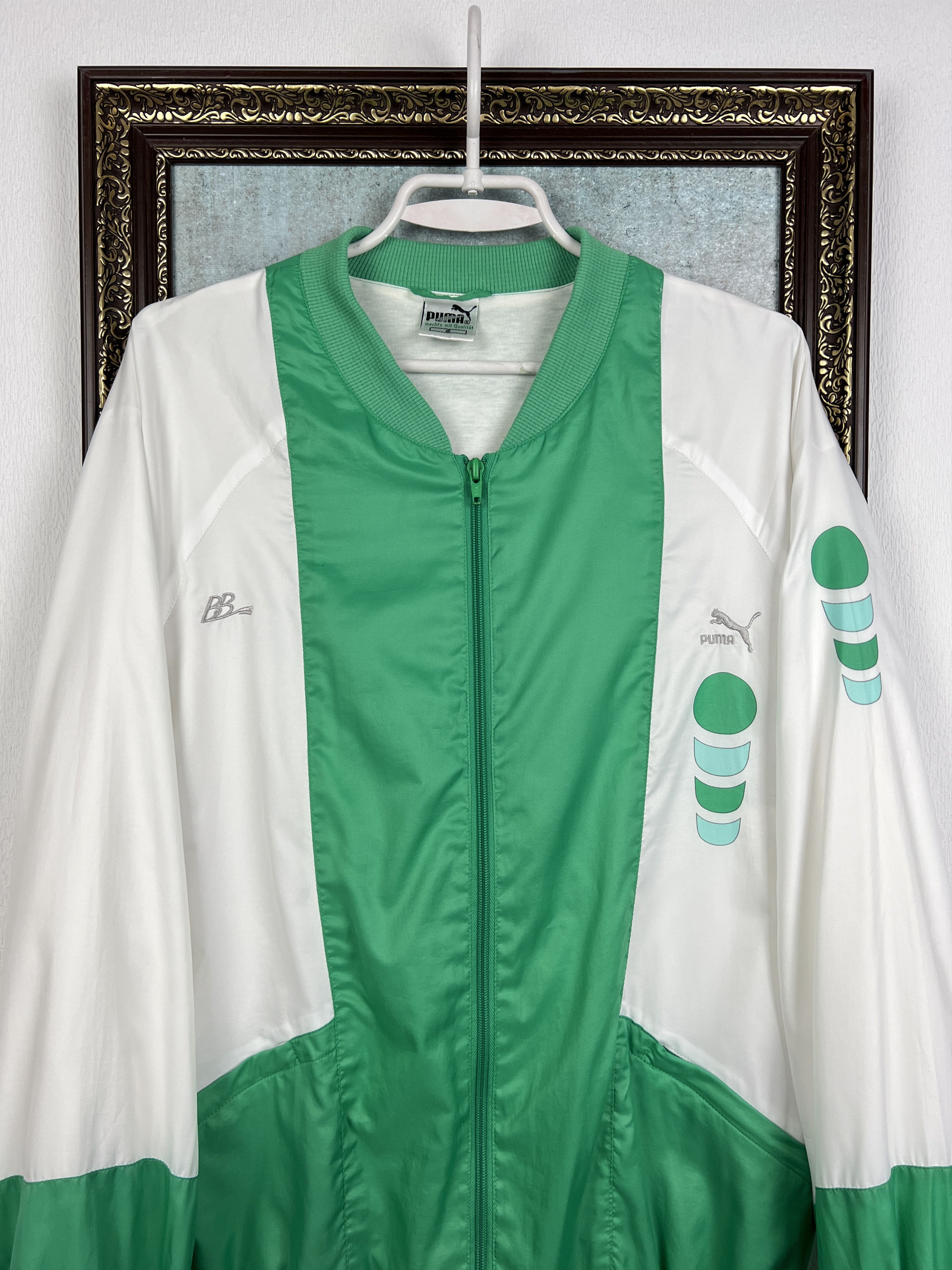 Puma Vintage 80's Tennis Boris Becker Jacket Track Top Zip Rare Size US L / EU 52-54 / 3 - 2 Thumbnail