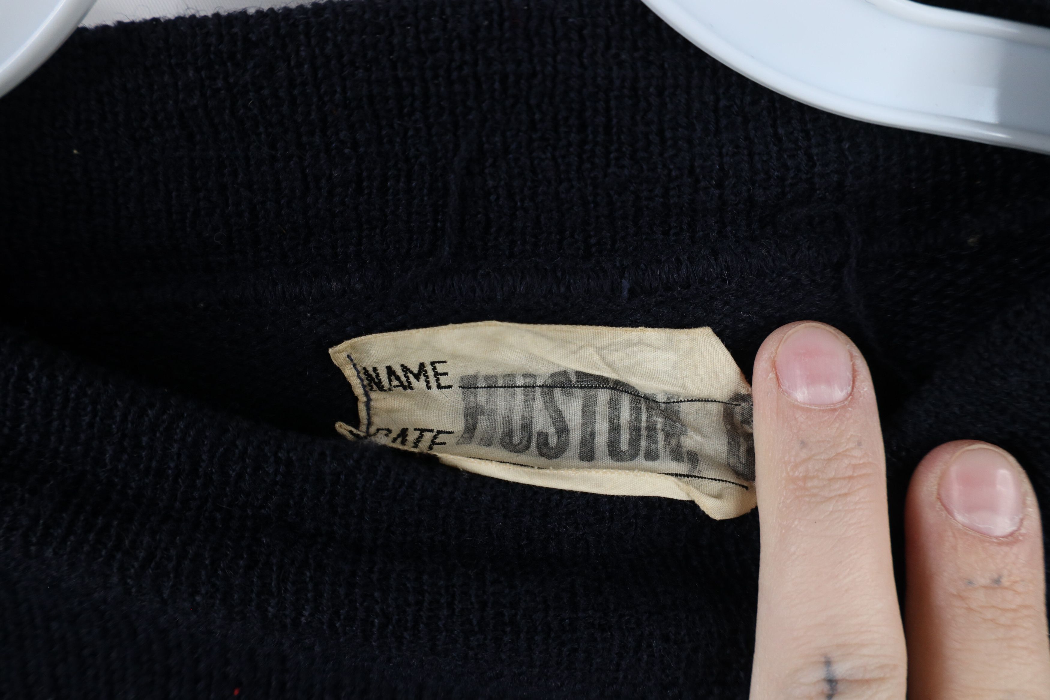 Vintage Vintage 40s Military World War II Wool Naval Sweater USA Size US S / EU 44-46 / 1 - 11 Thumbnail