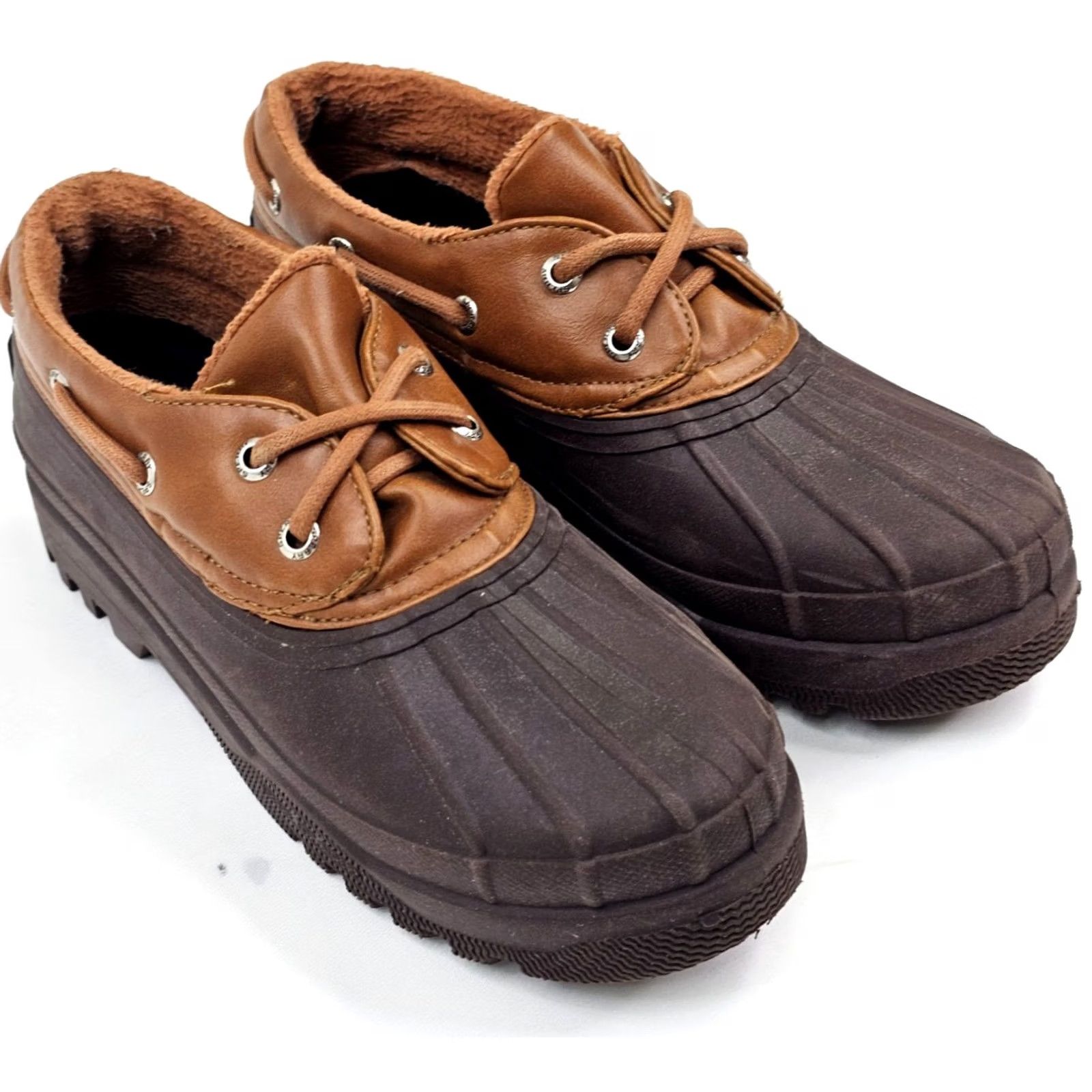 Sperry Sperry Top Sider Boots Women 7.5 Tan Waterproof Leather Lined Ankle Heron Seal Low Boots, M, Casual, Preppy, Nautical, Walking, EUC Size US 8 / IT 38 - 3 Thumbnail